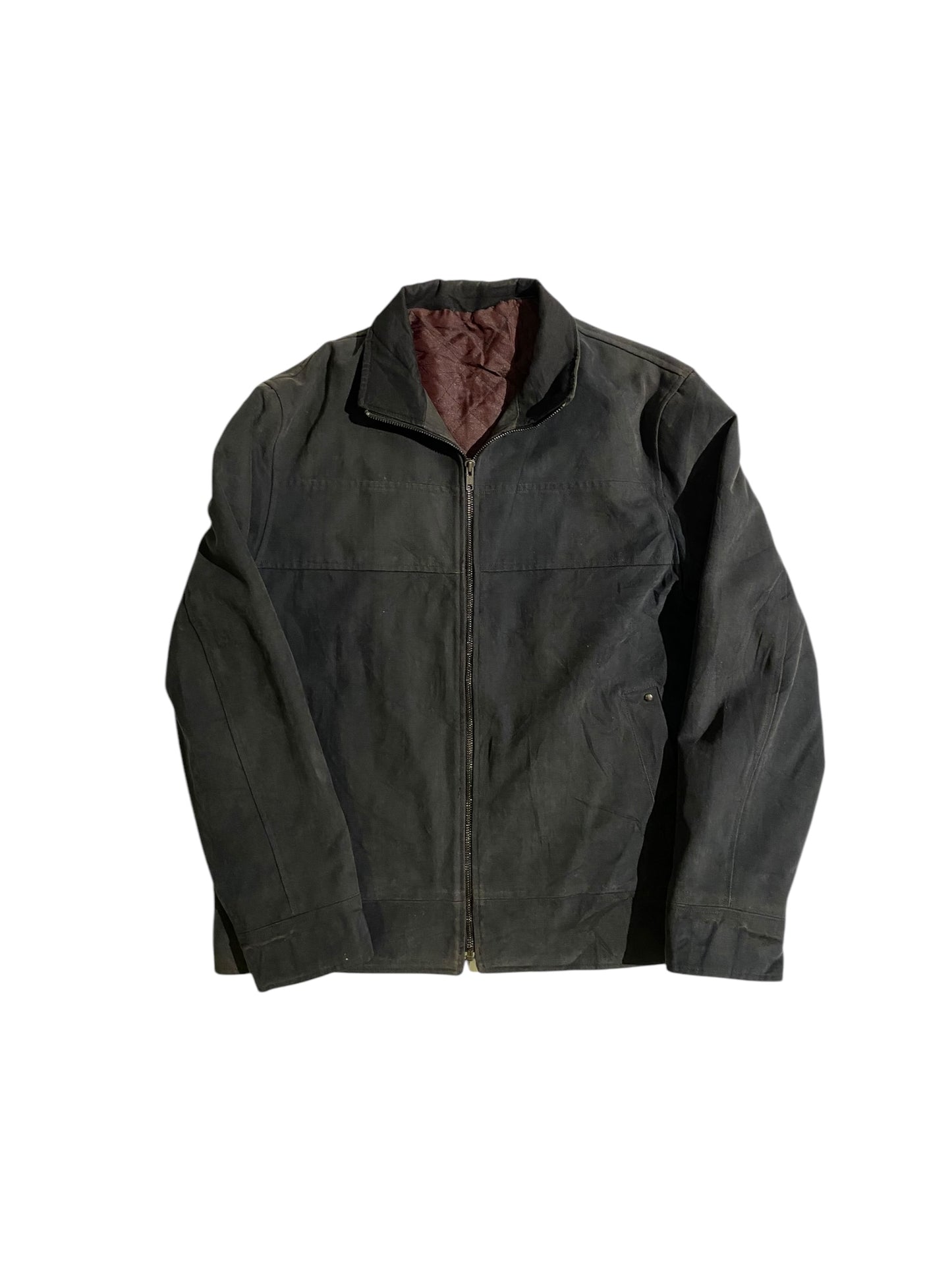 Vintage suede leather jacket