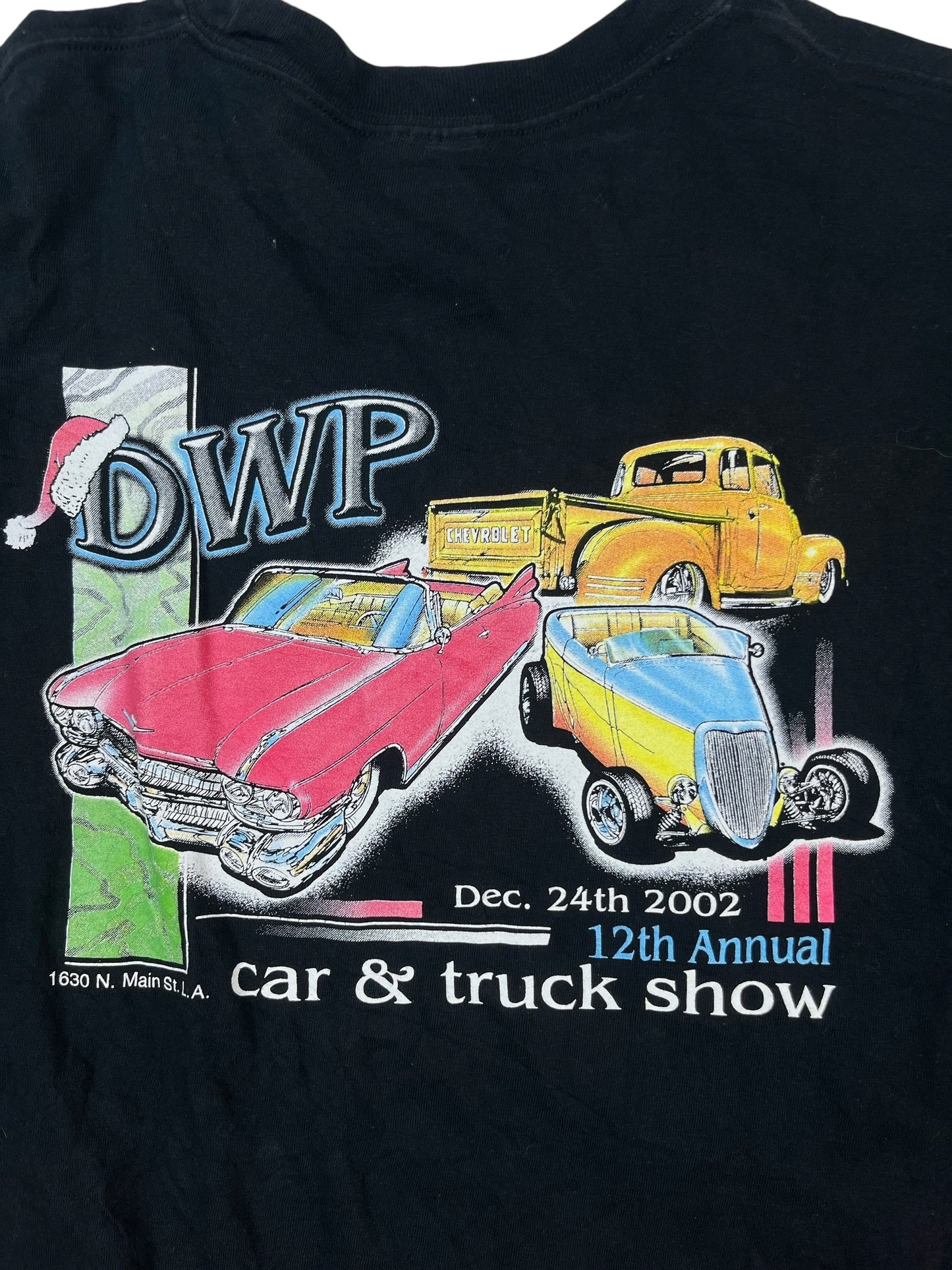 DWP 2002 LA car show graphic tee