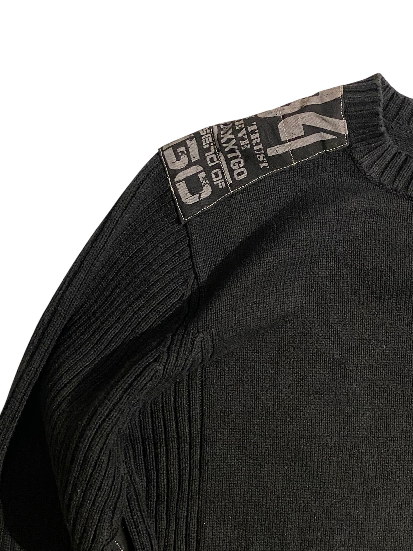Cargo heavy weight y2k sweater