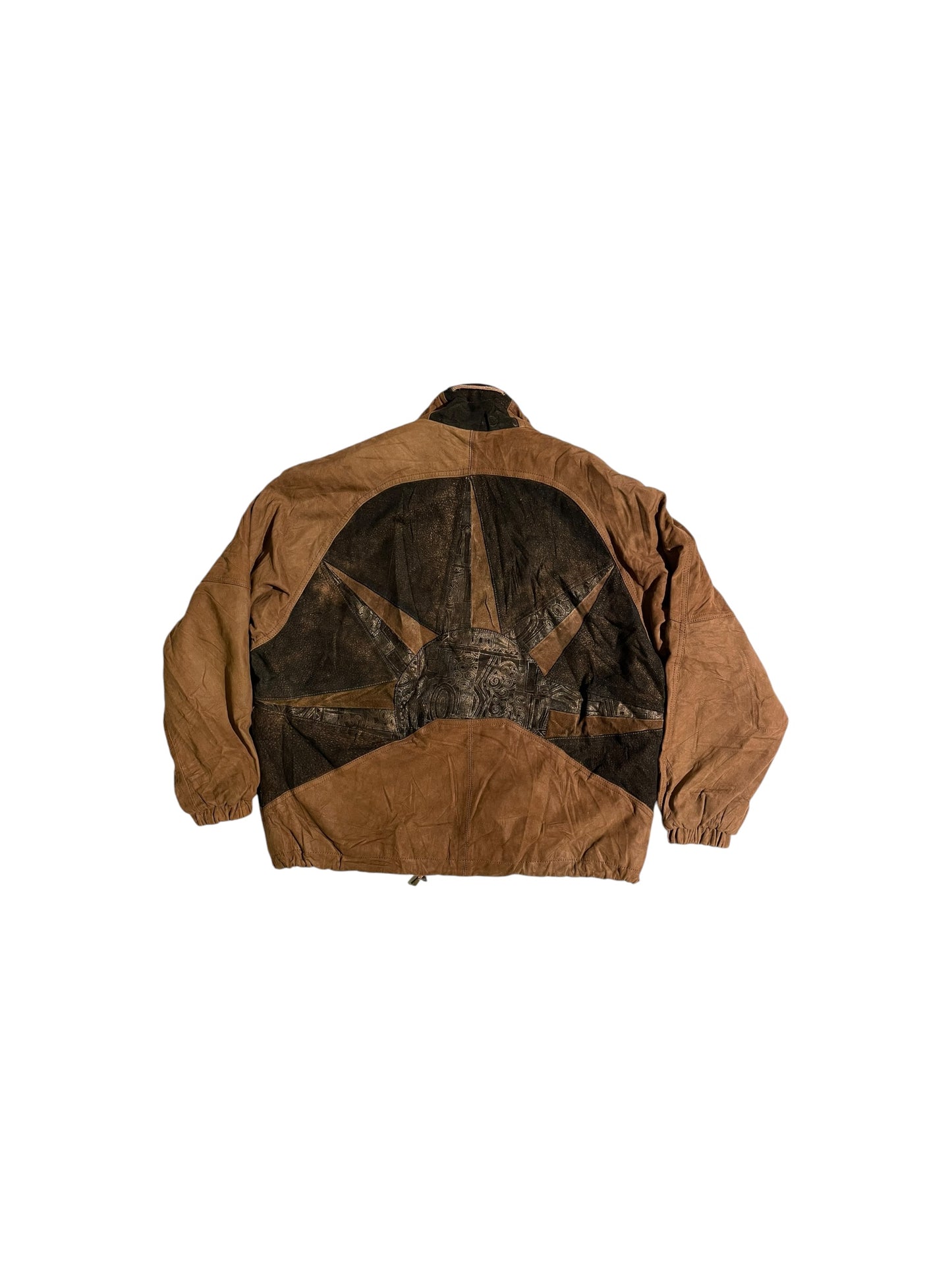 Win-lit sun leather jacket