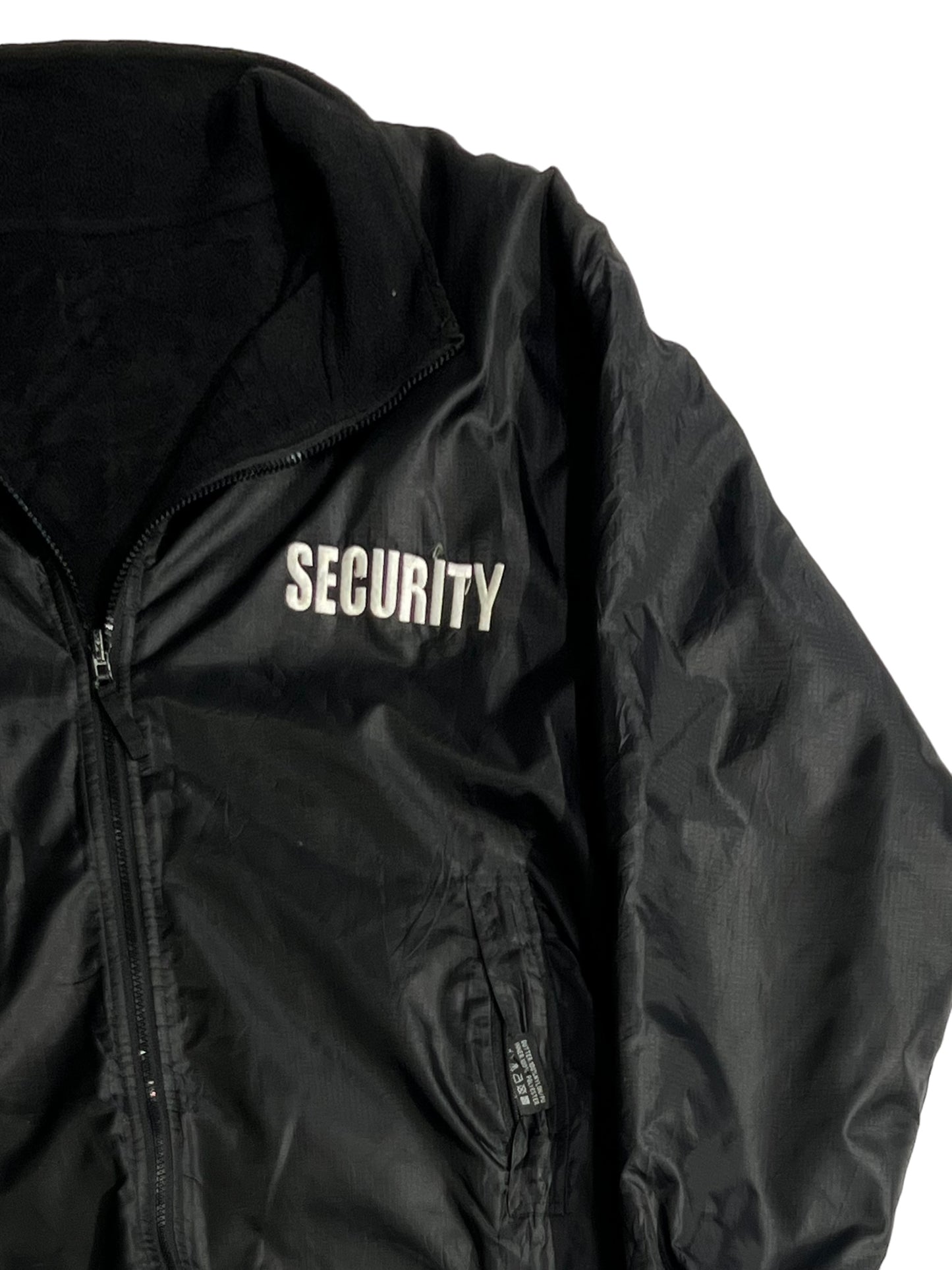 Security reversible embroidered bomber
