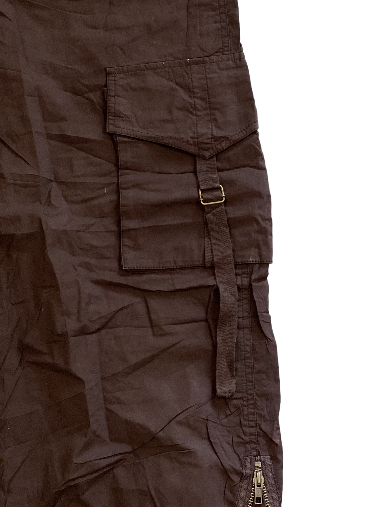 IKKS Culture embroidered japanese baggy cargos