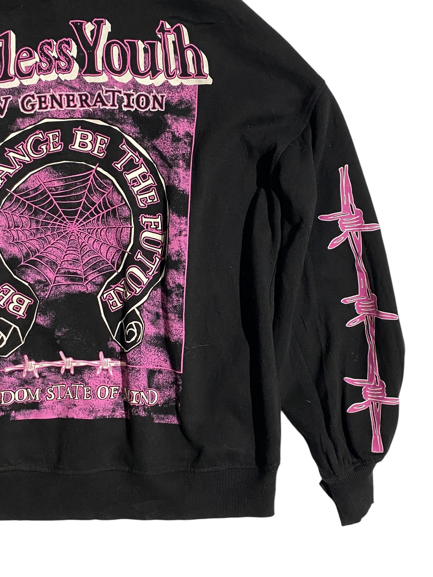 Restless youth graphic hoodie