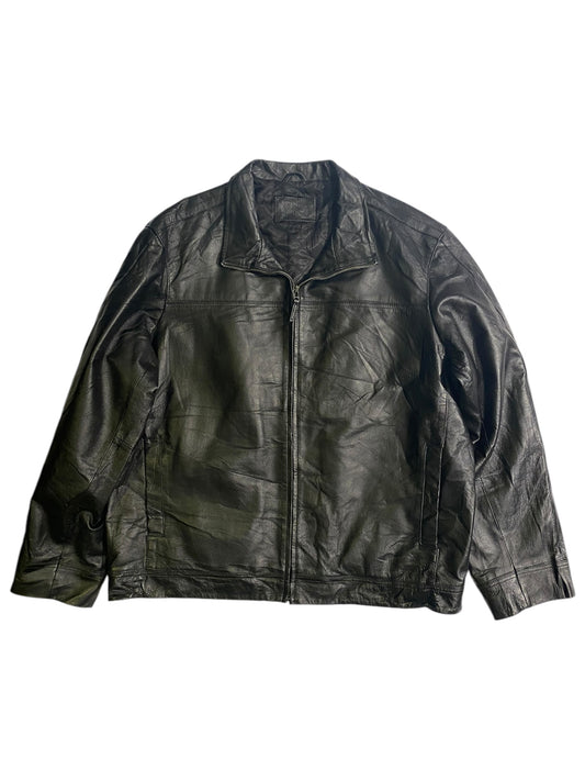 Blue Harbour heavy leather jacket