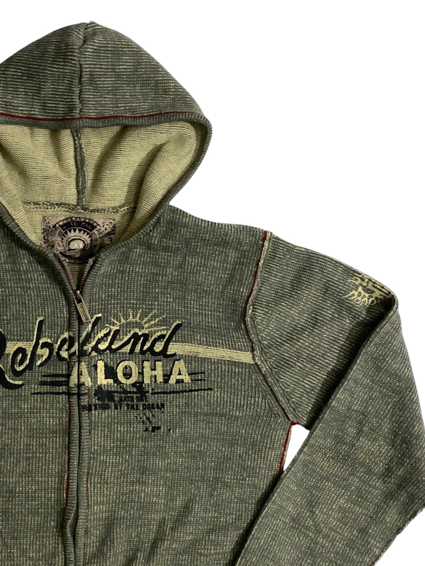 Rebeland aloha y2k zip up