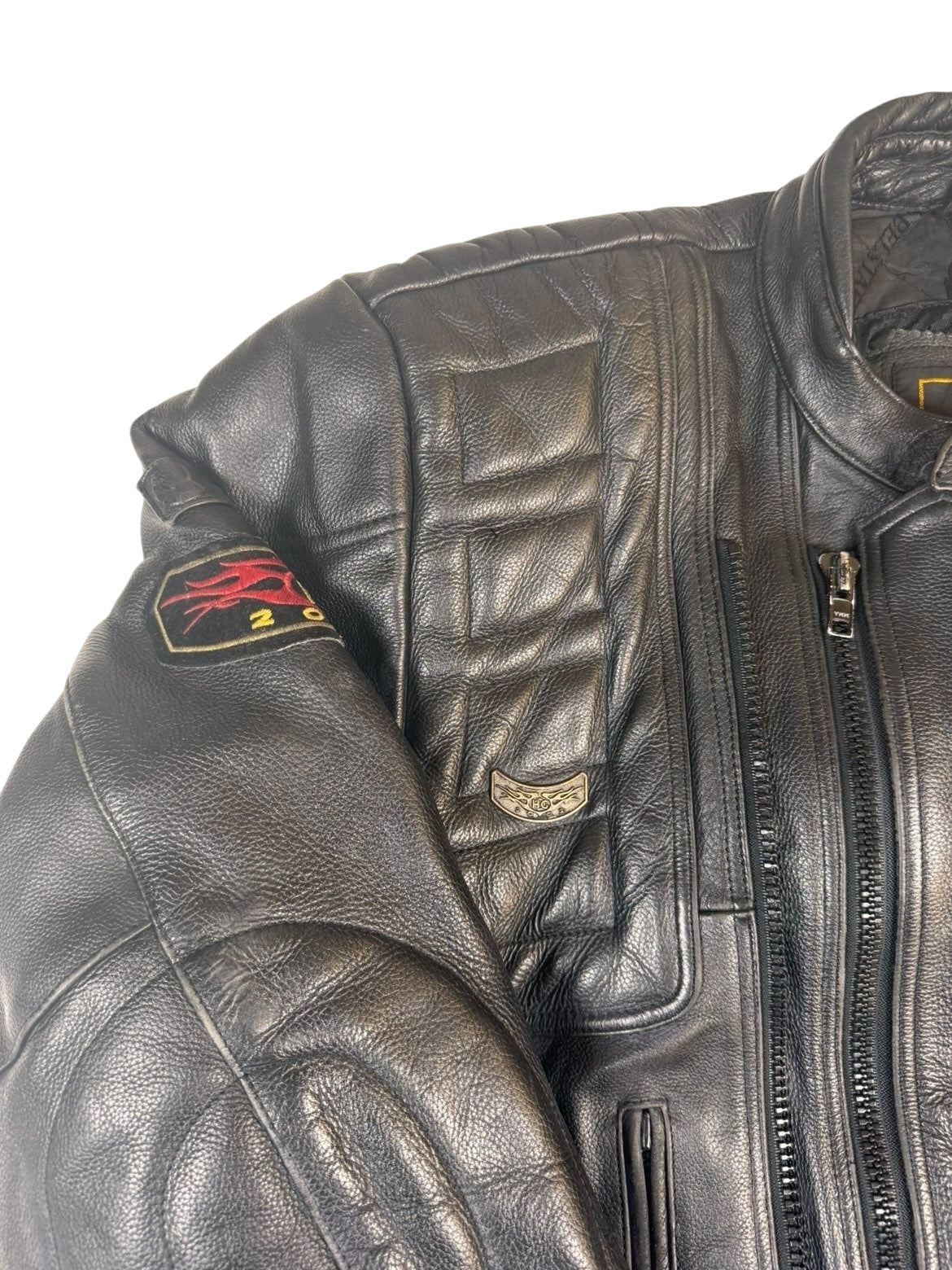 Belstaff bomber racing leather jacket (over 2.5kg)