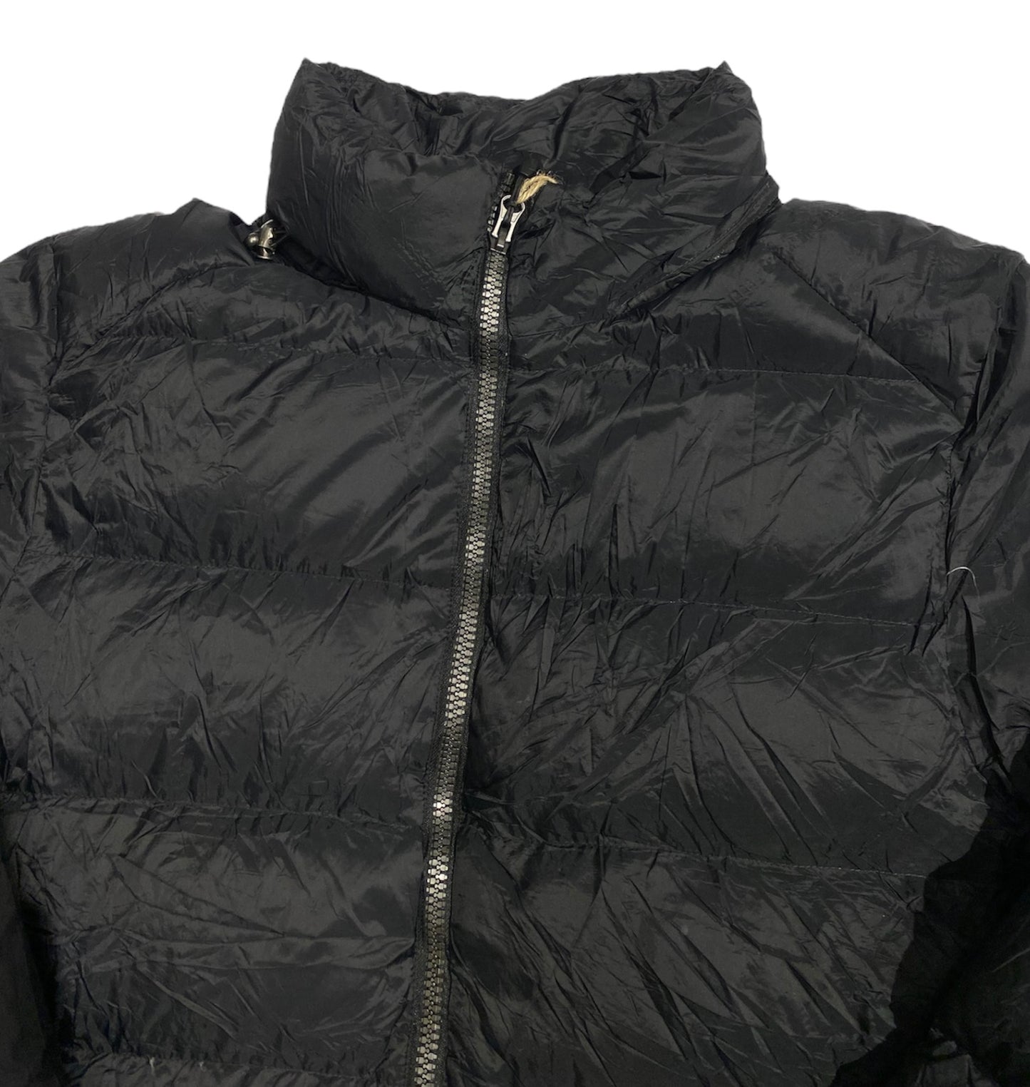 Vintage puffer jacket with adjustable hood