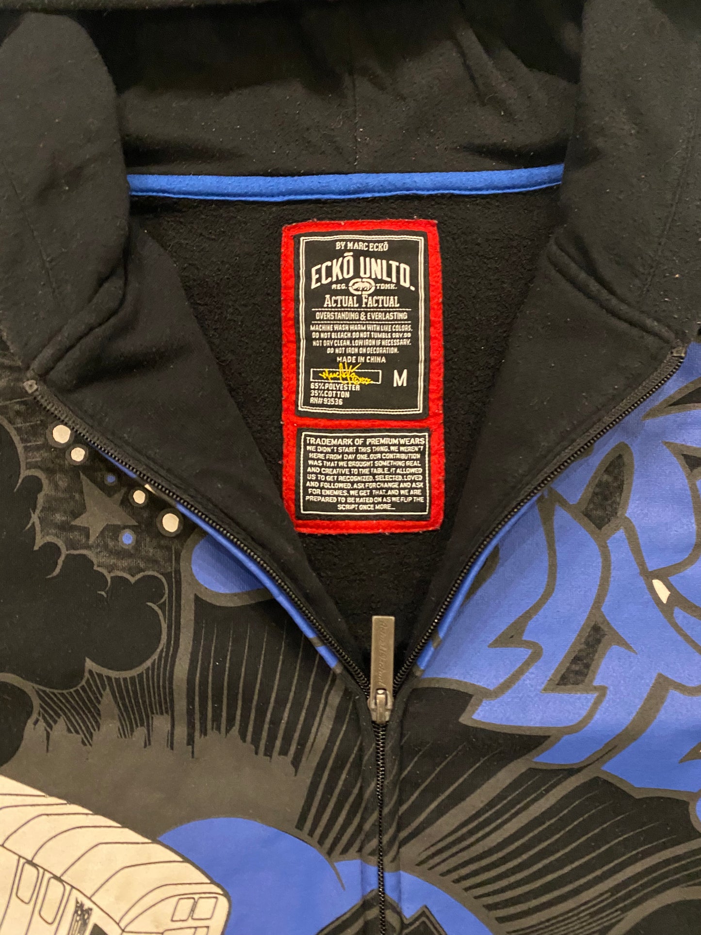 Eckō UNLTD AOP Y2K zip-up