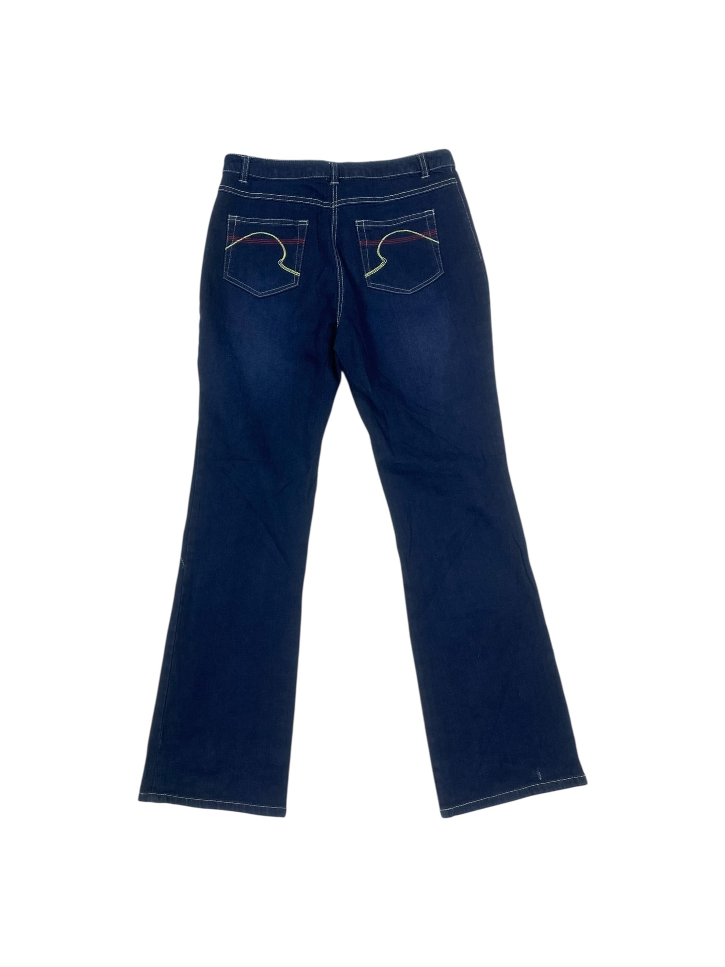 Blue motion bootcut vintage denim jeans