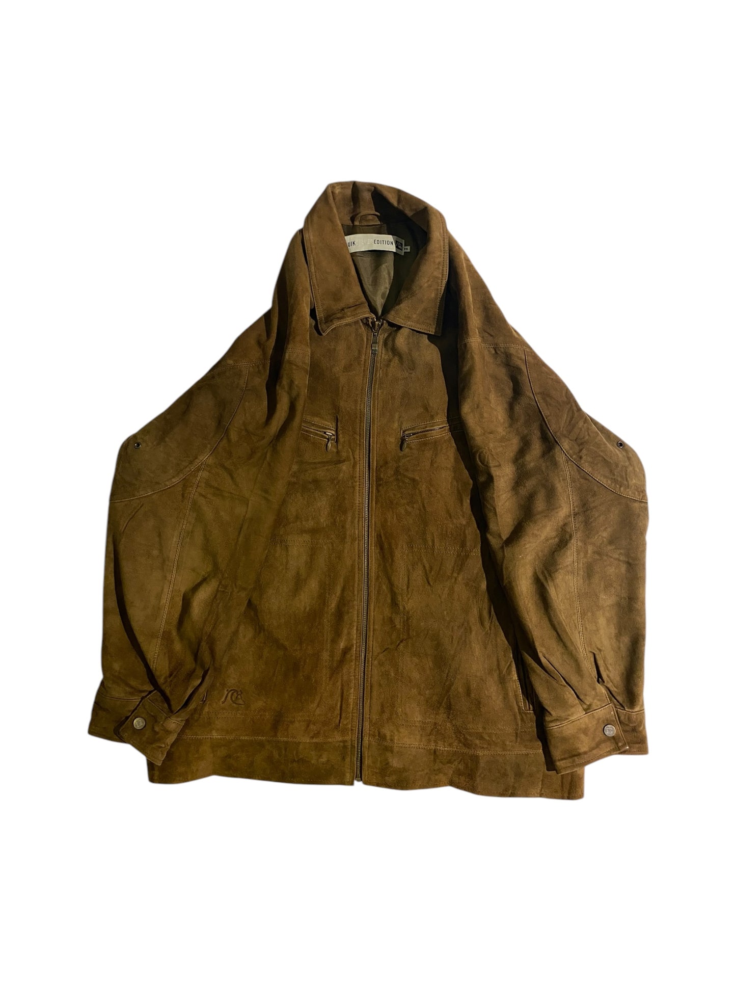 Quicksilver edition heavy leather jacket