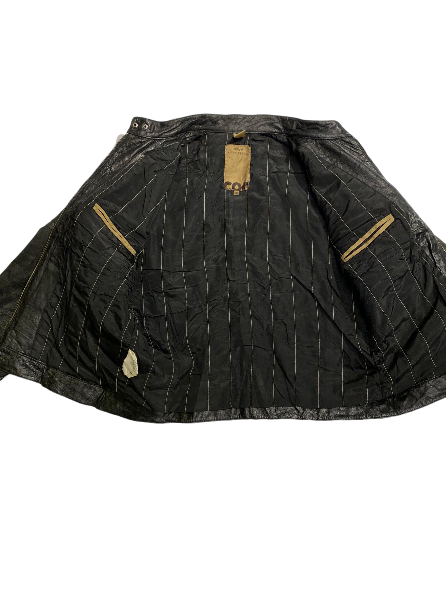 Conbipel vera pelle leather jacket