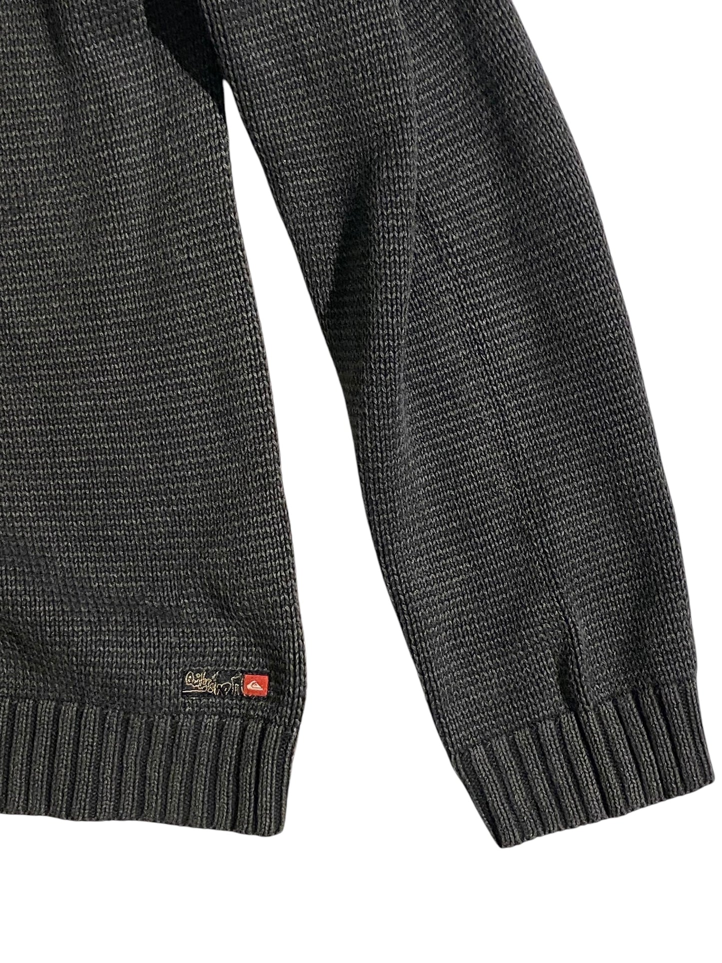 Quicksilver y2k embroidered zip up