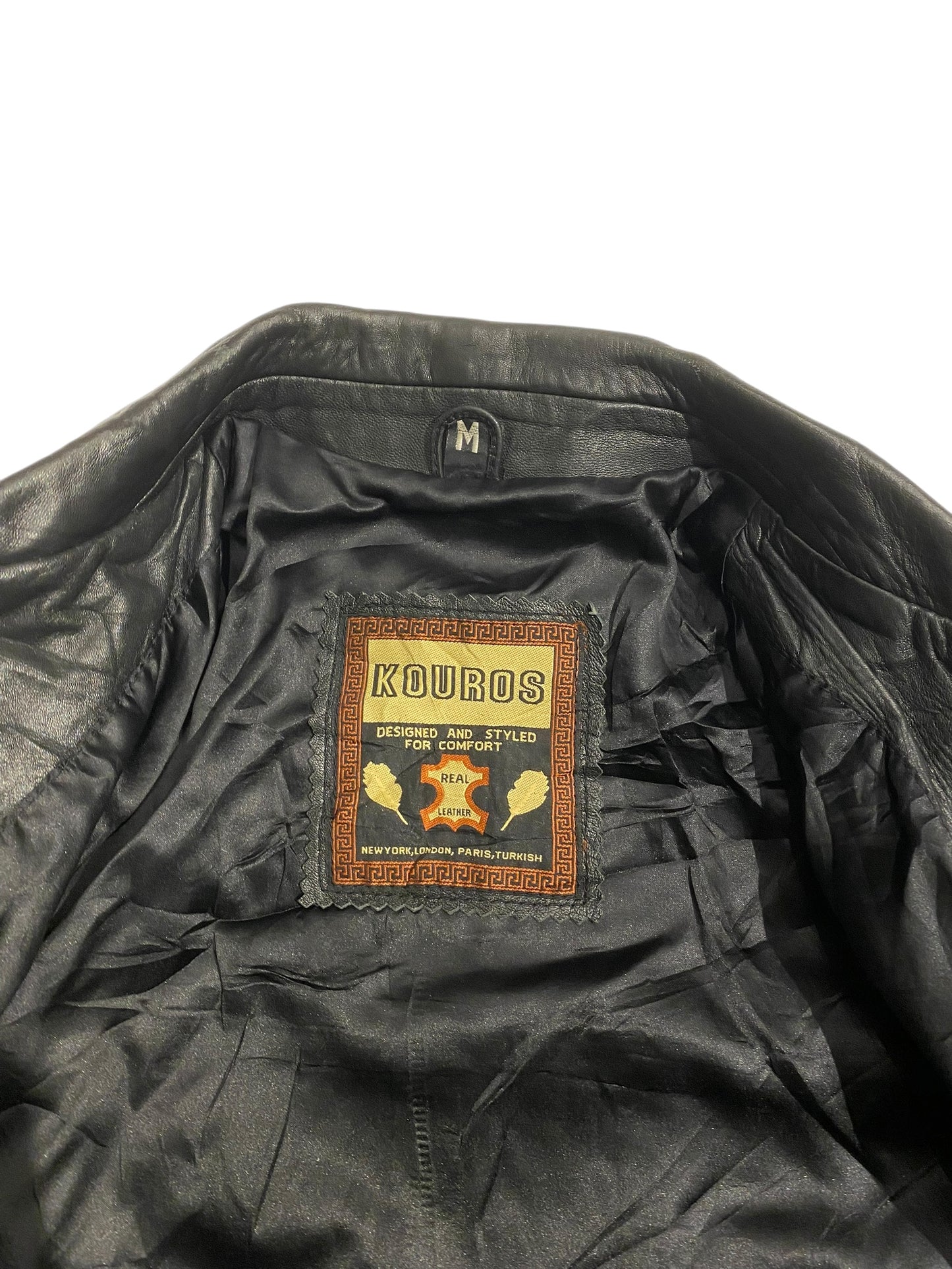 Kouros vintage leather jacket
