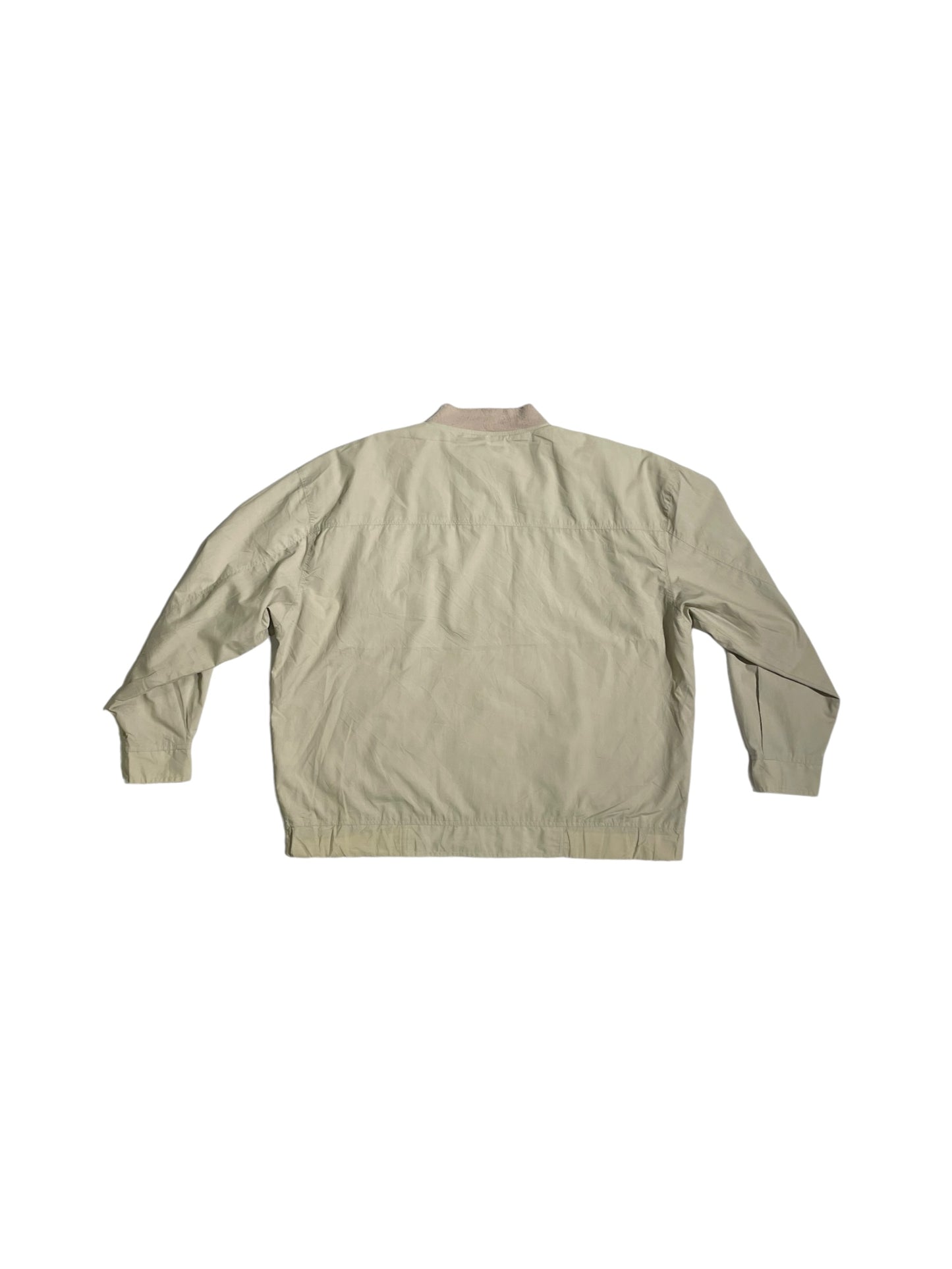 Beige zip up jacket