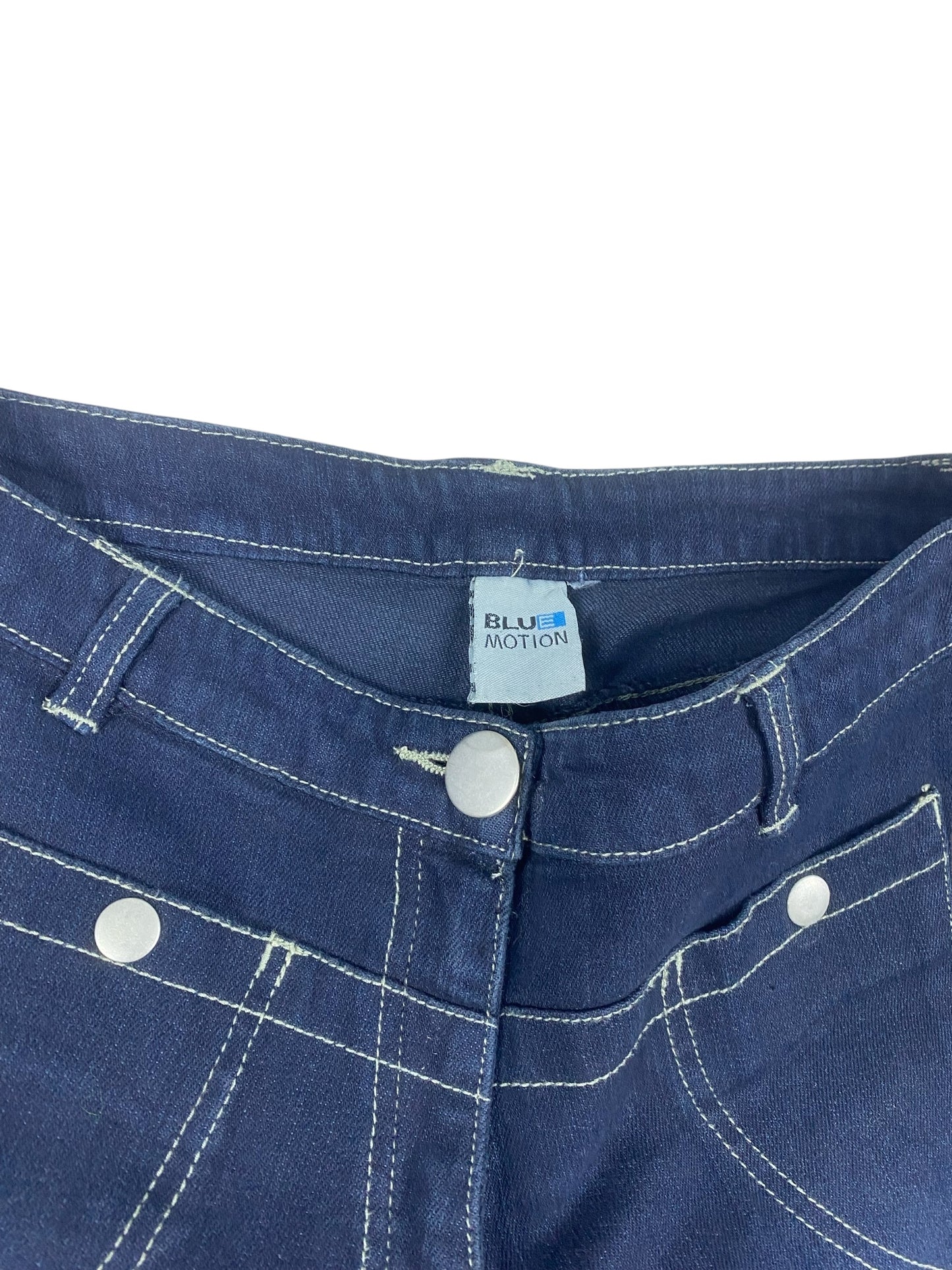 Blue motion bootcut vintage denim jeans