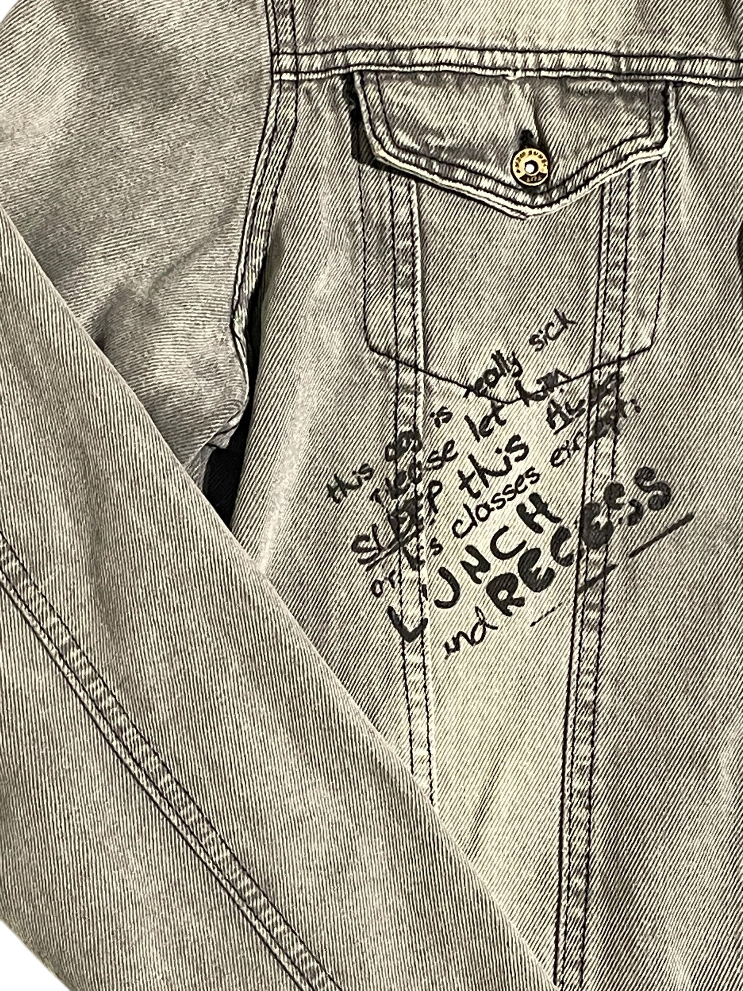 Tur printed denim jacket