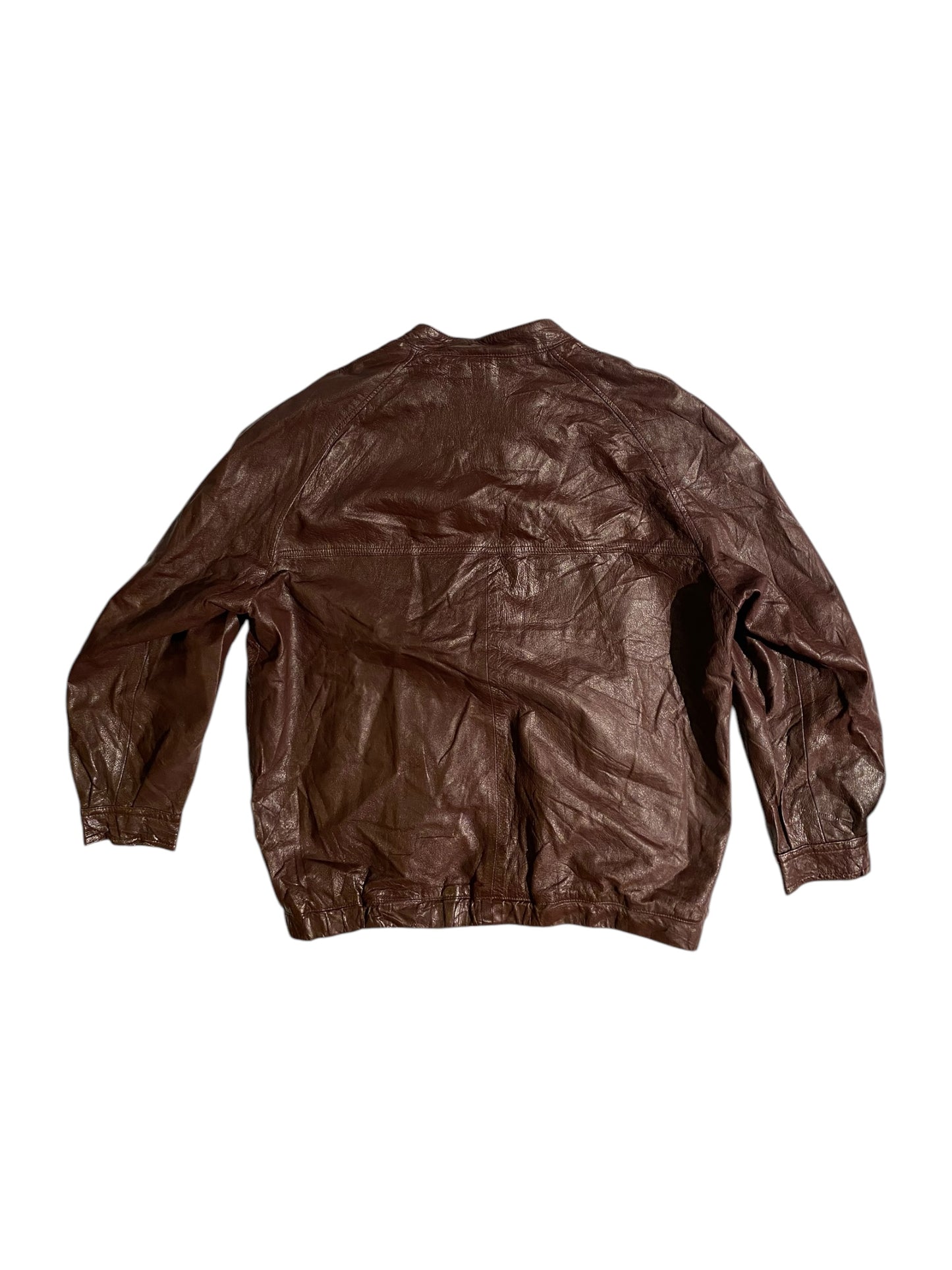Antilope burgundy leather jacket