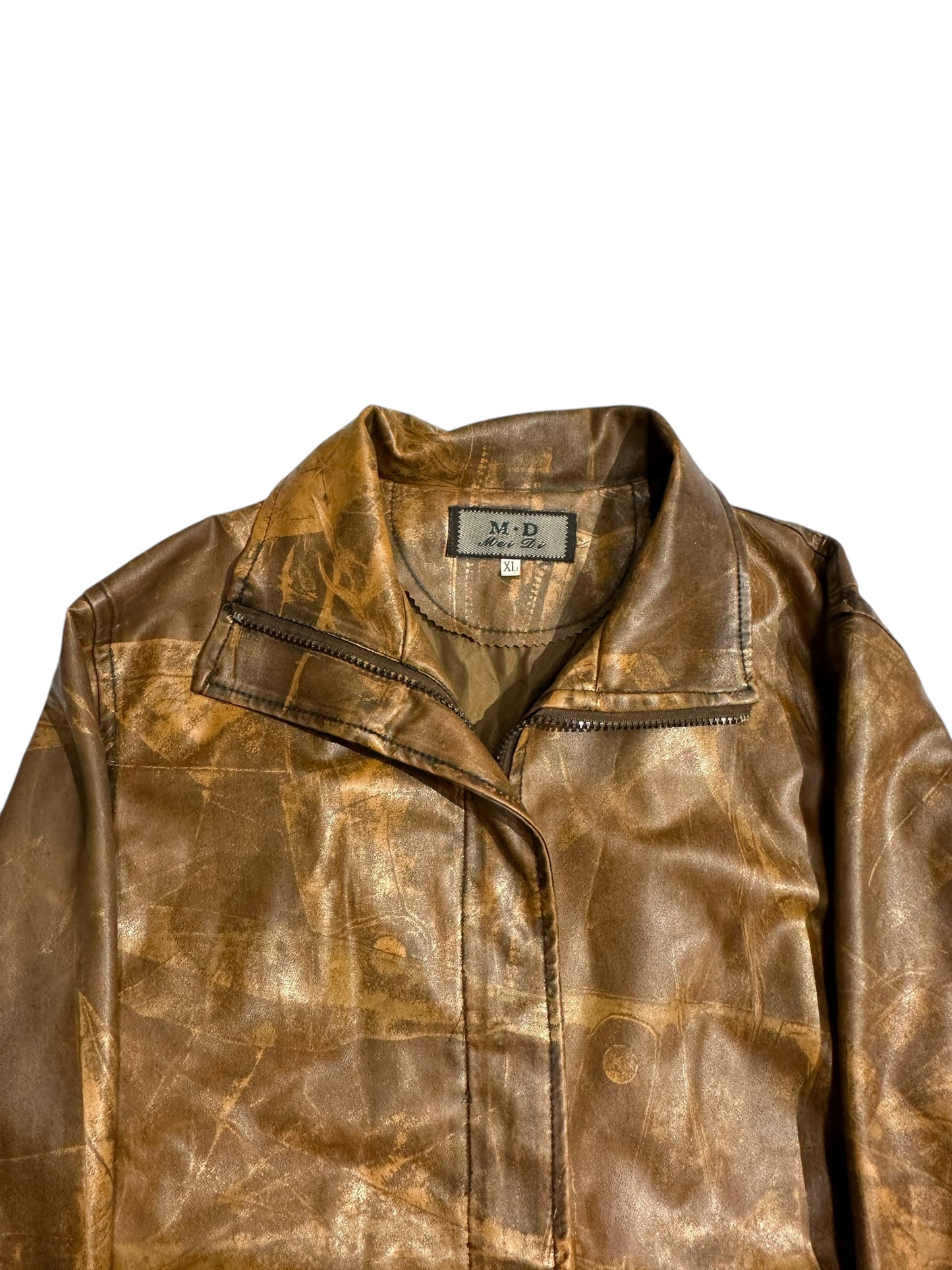 MD italian leather jacket