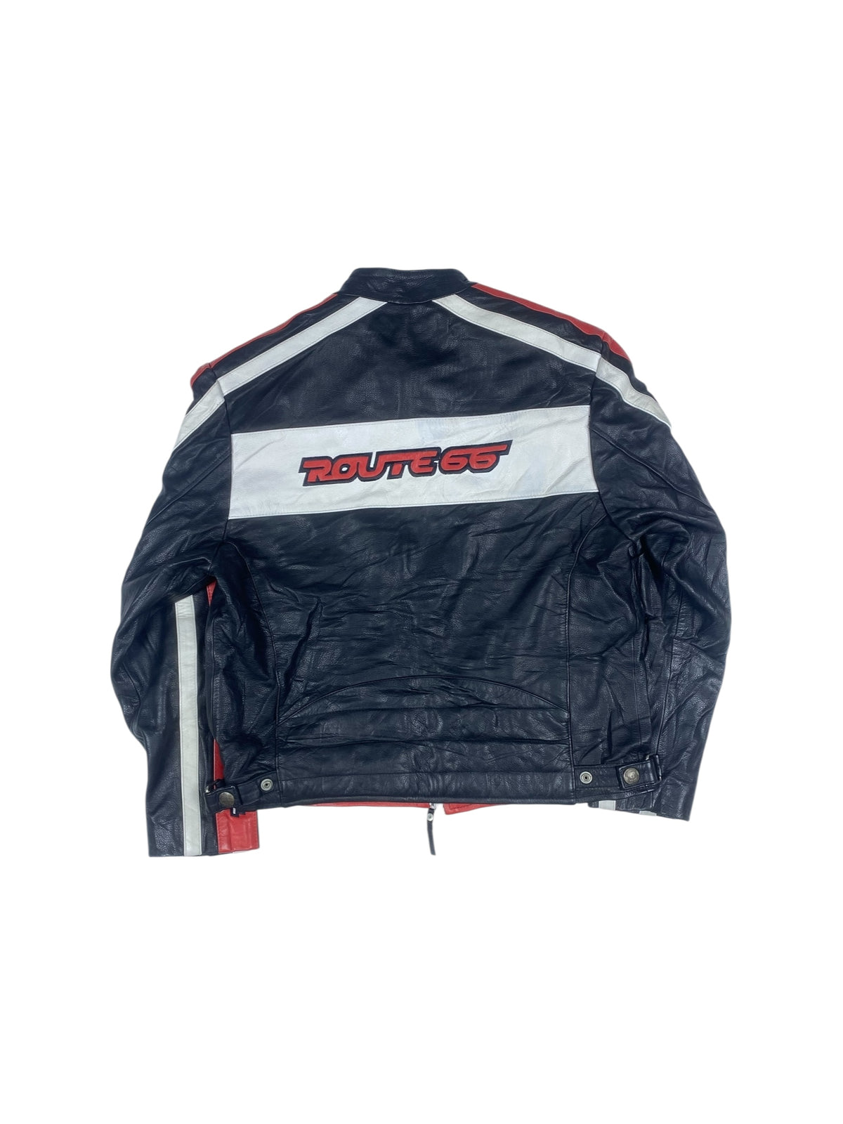 Route 66 leather racing jacket
