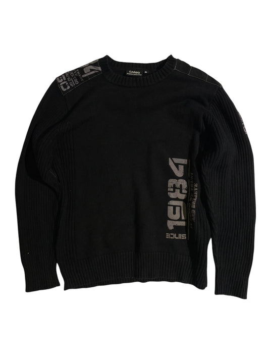 Cargo heavy weight y2k sweater
