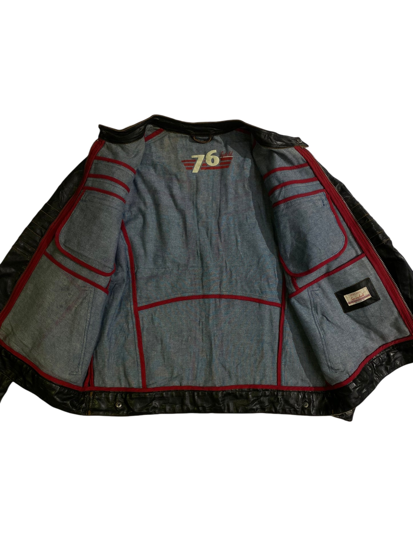 SPF motor-racing leather jacket