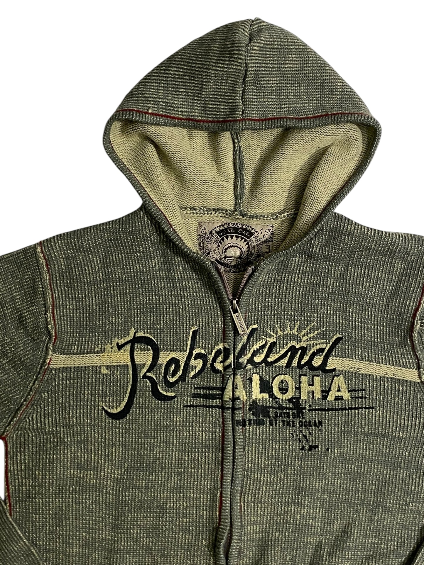 Rebeland aloha y2k zip up