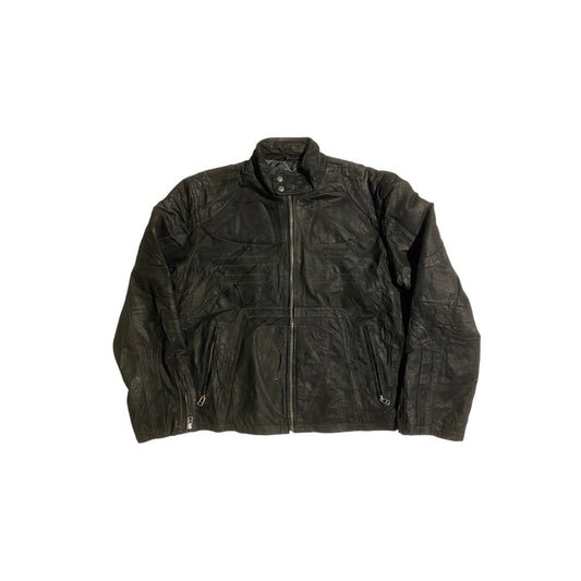 Copy right heavy leather jacket