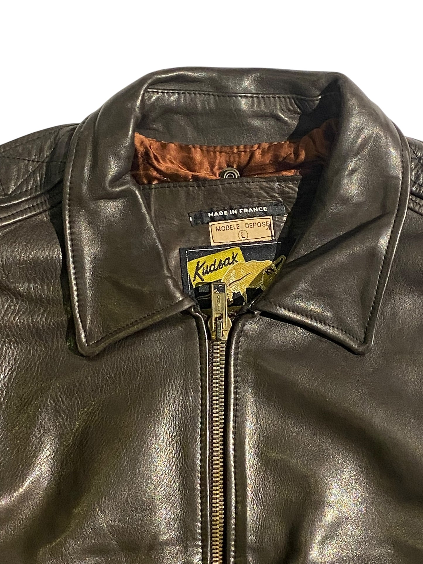 West bull heavy leather jacket