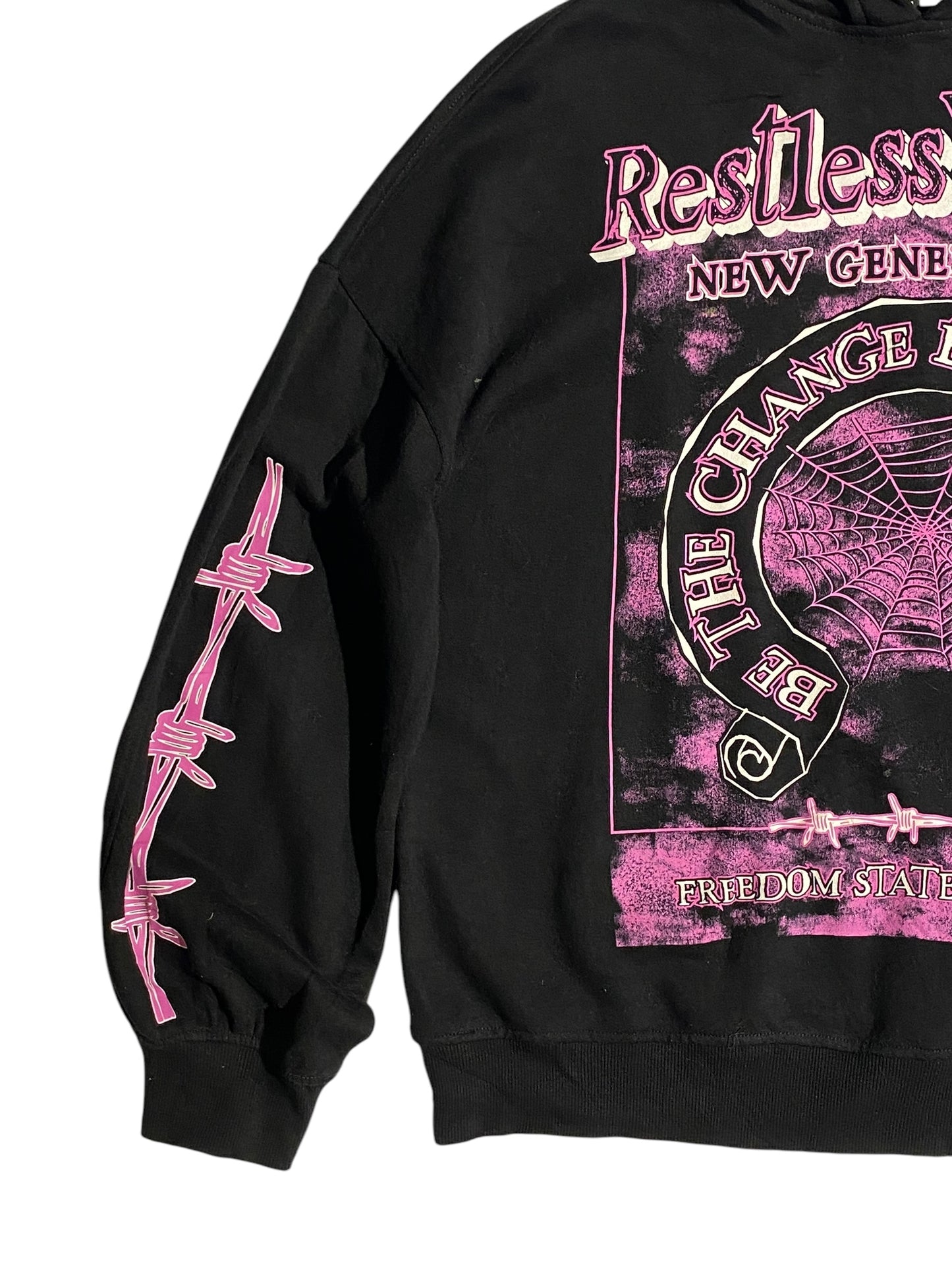 Restless youth graphic hoodie