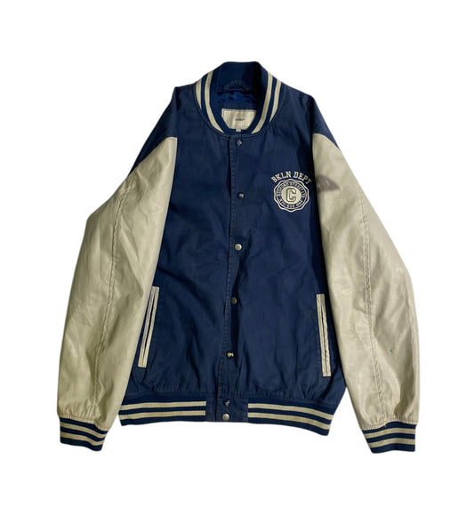 Celio heavy bomber jacket with leather arms