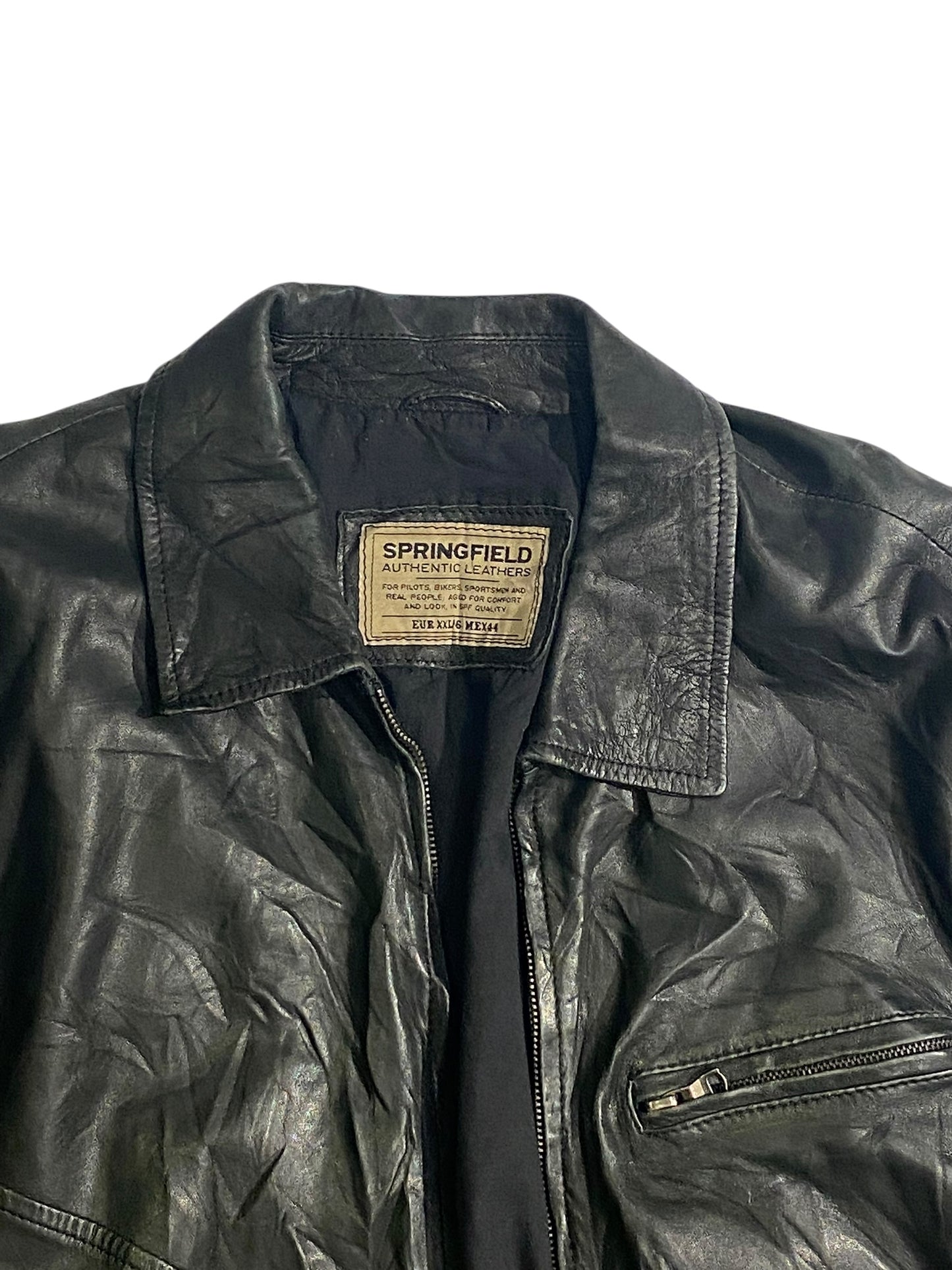 Springfield vintage leather jacket – Яetrospect