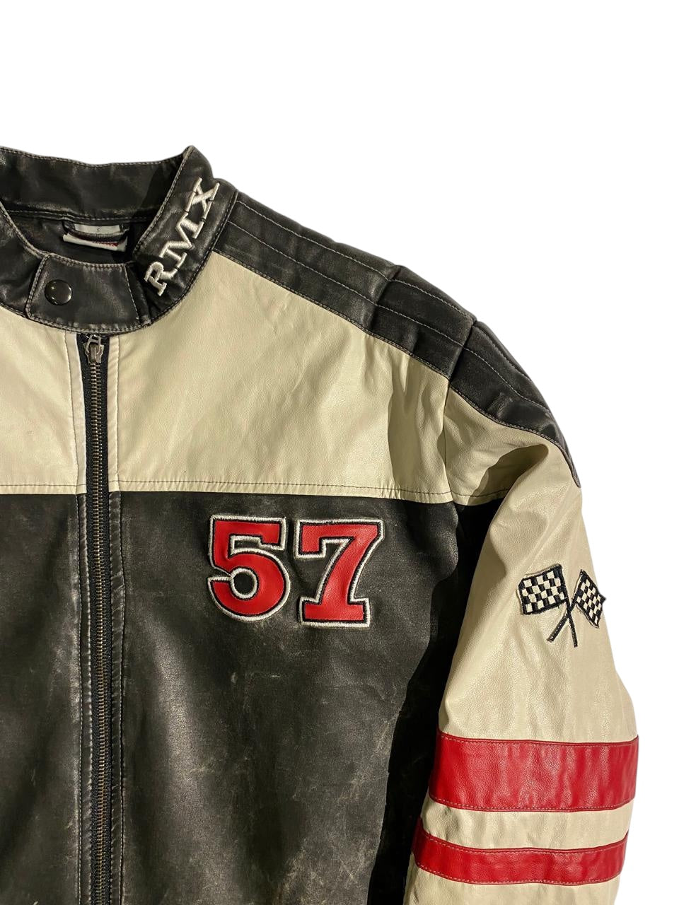 Redmax grand prix motorsport leather jacket