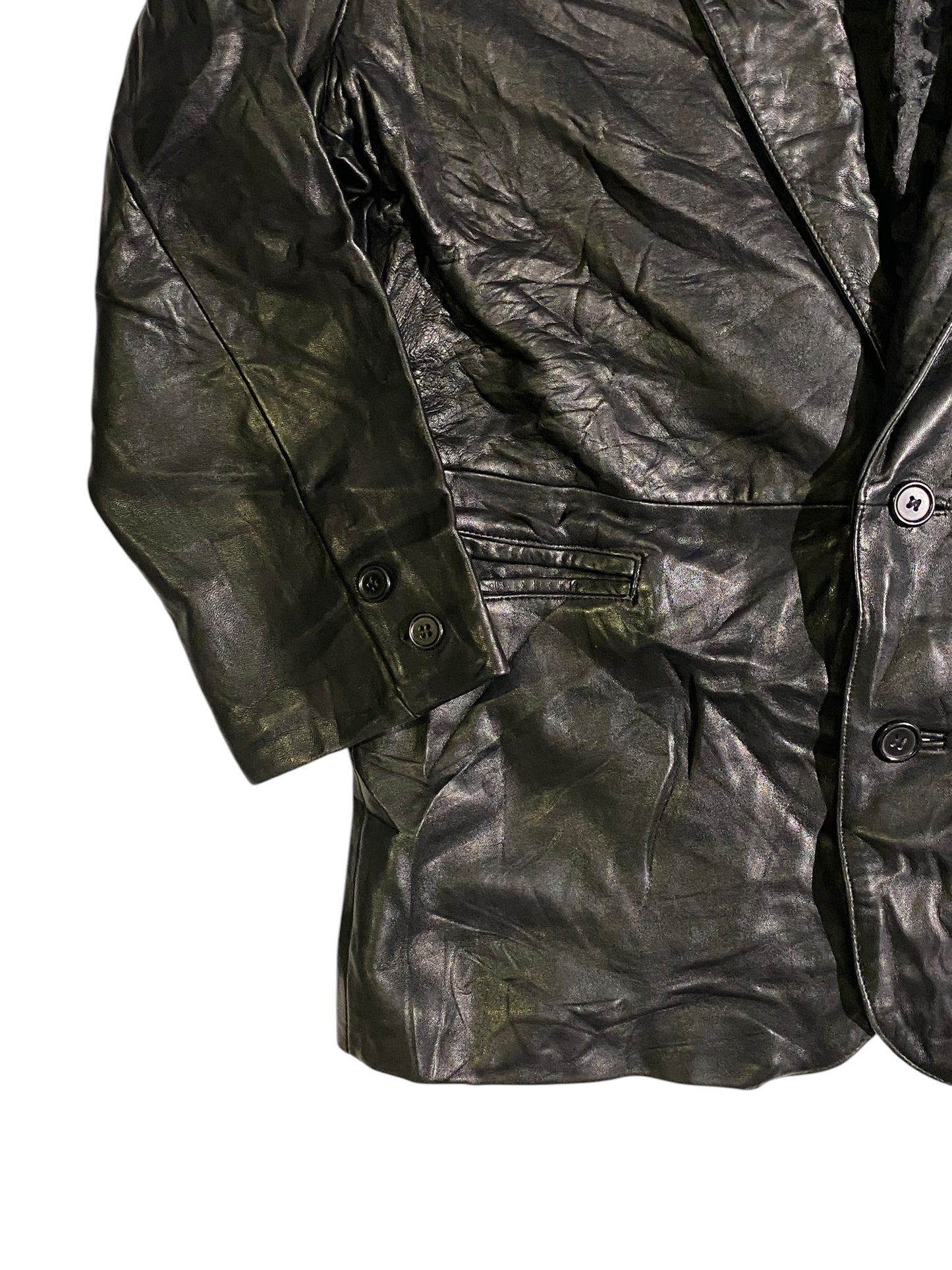 Luciano vntg leather coat
