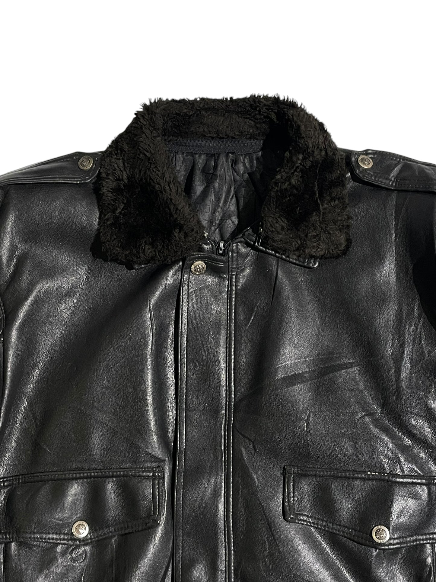 US force leather jacket