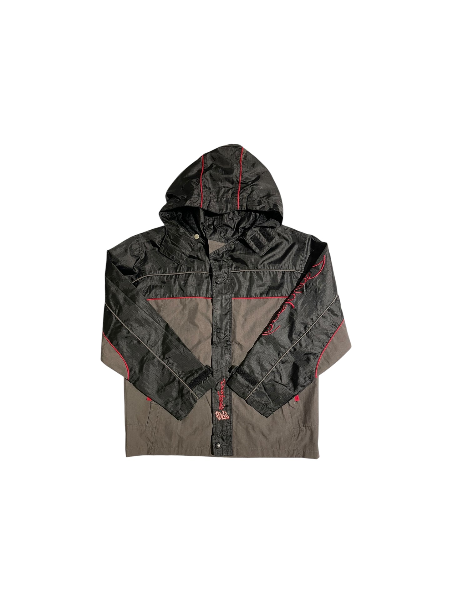 Here & there y2k embroidered windbreaker jacket