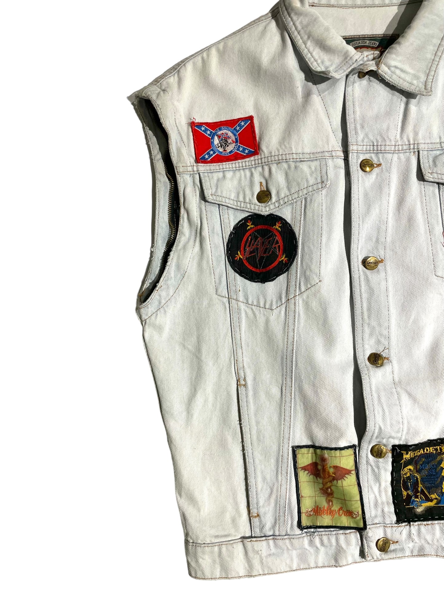 Quarry x Megadeth patched vest