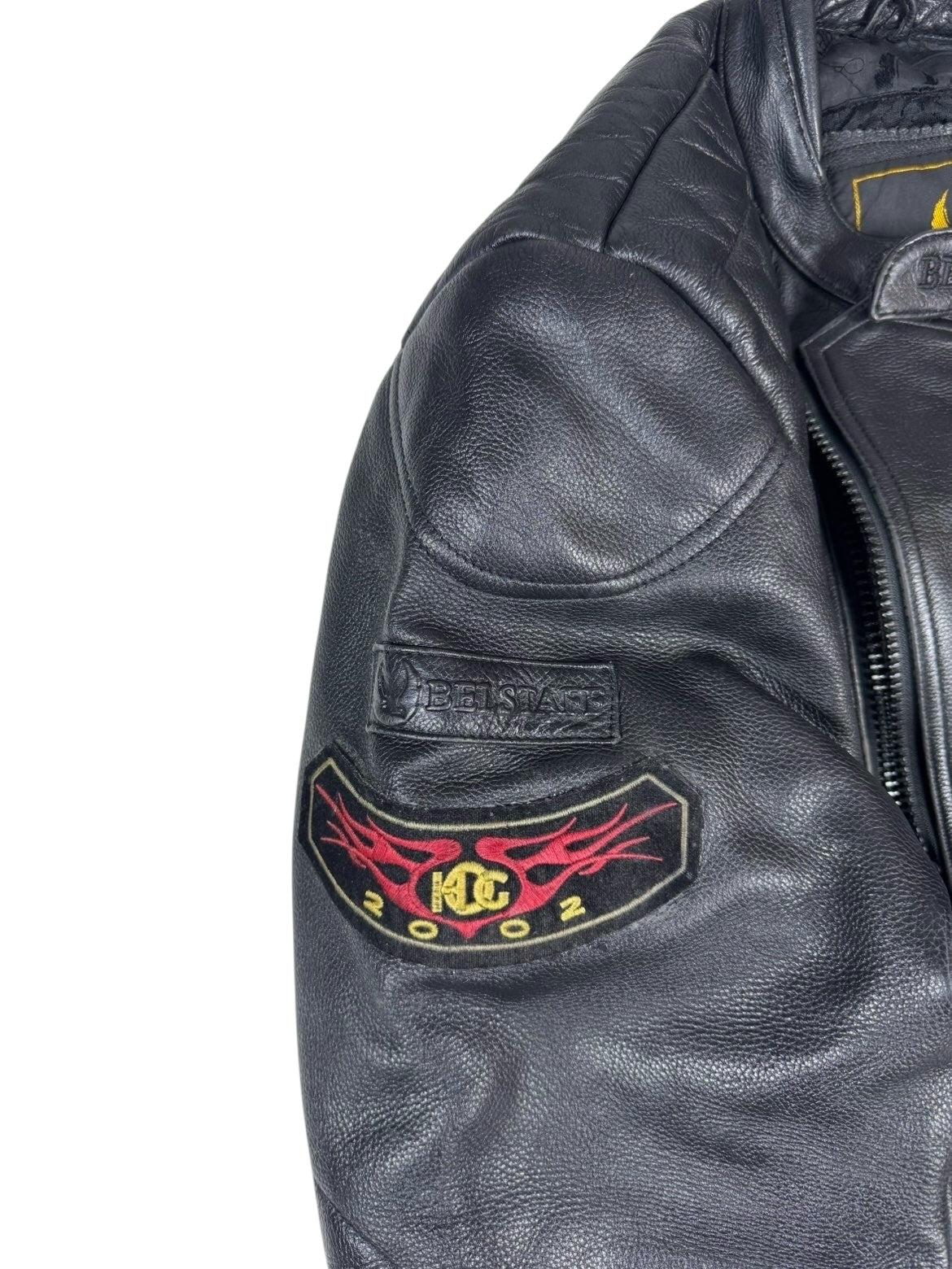 Belstaff bomber racing leather jacket (over 2.5kg)