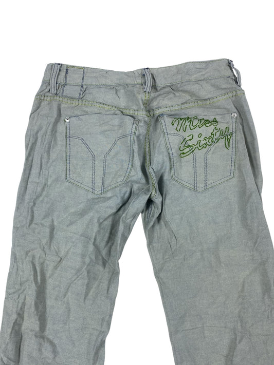 M60 vintage double face bootcut denim jeans