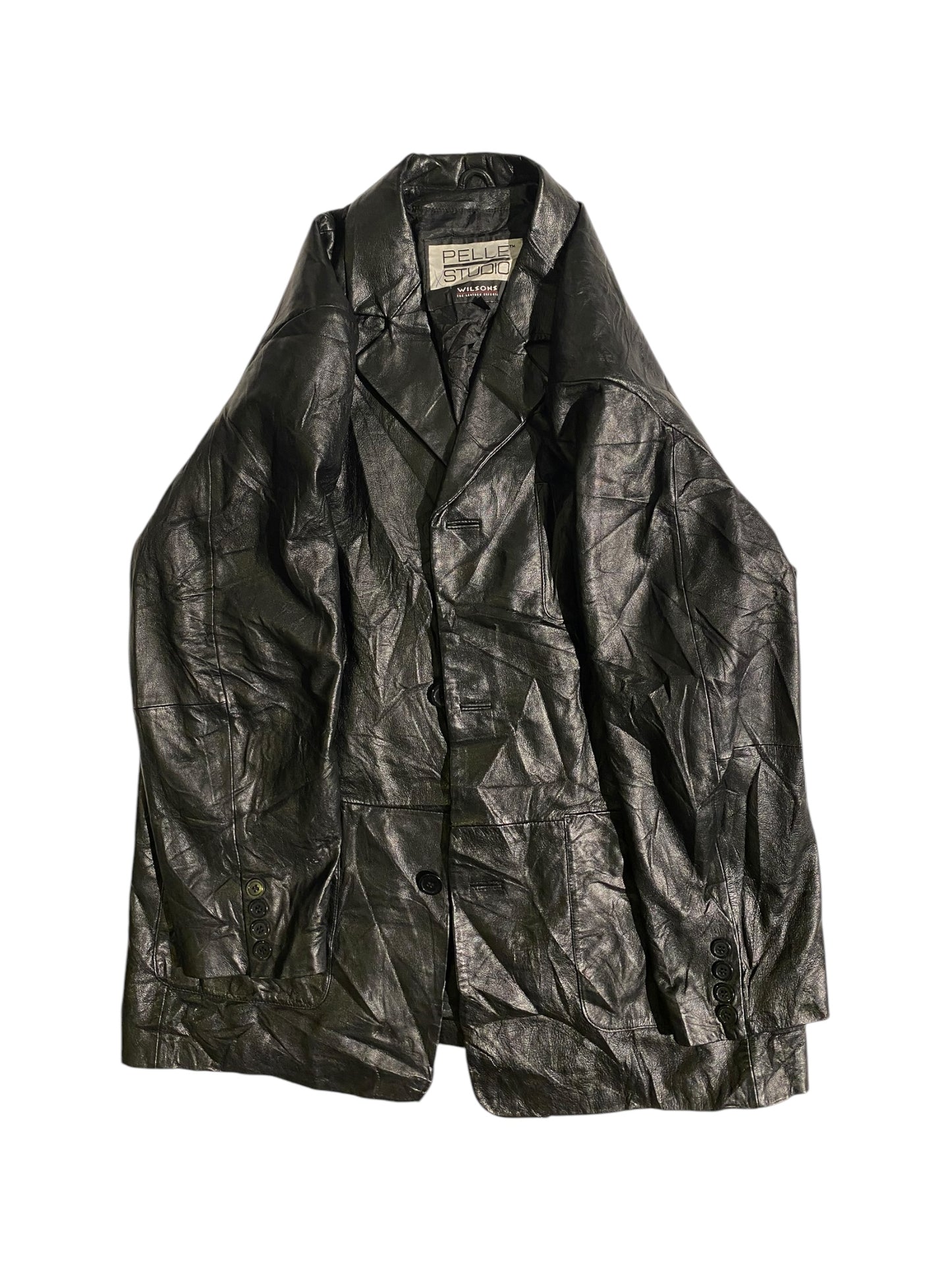 Pelle studio leather coat