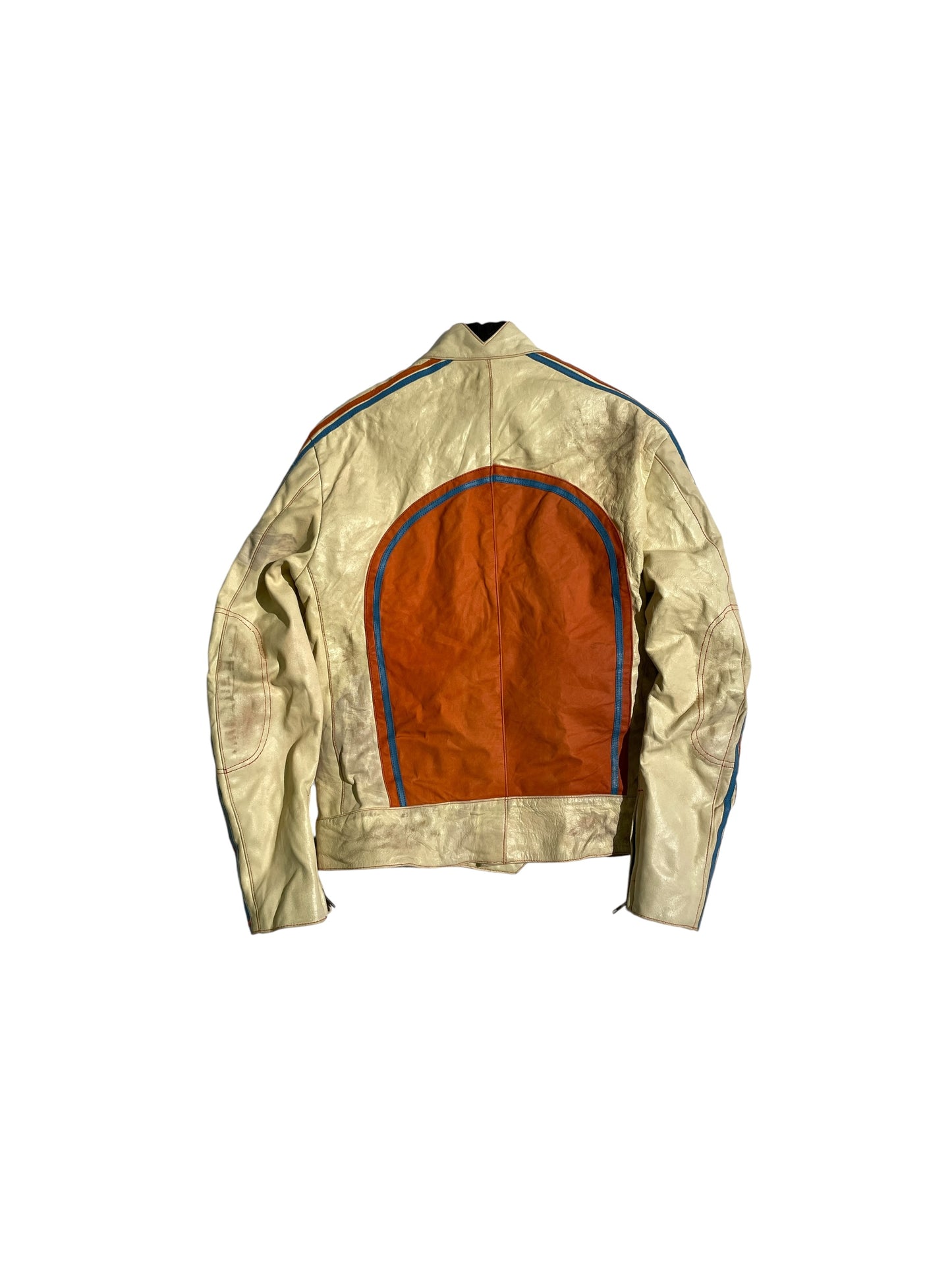 Jack & jones motor racing leather jacket