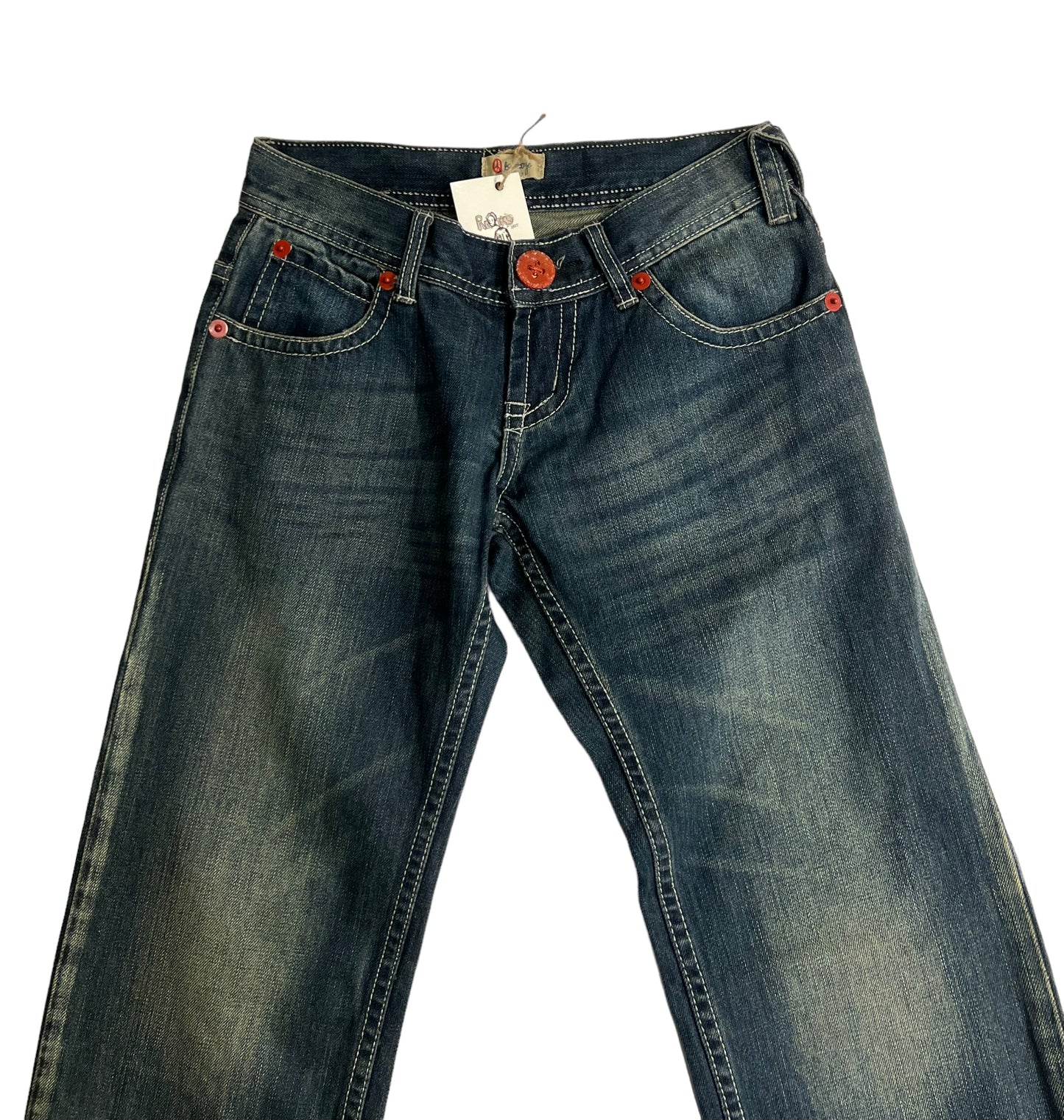 Vintage embroidered jeans