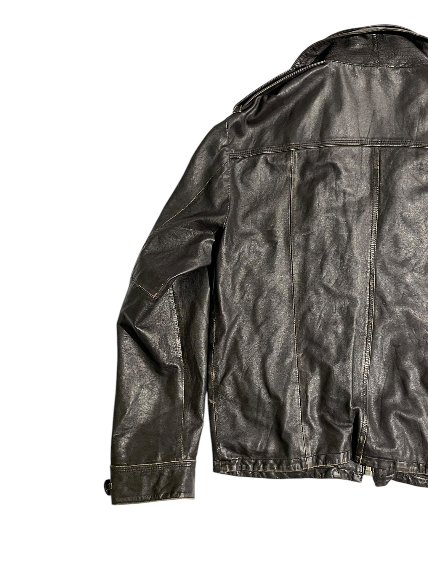 Superdry vintage leather jacket