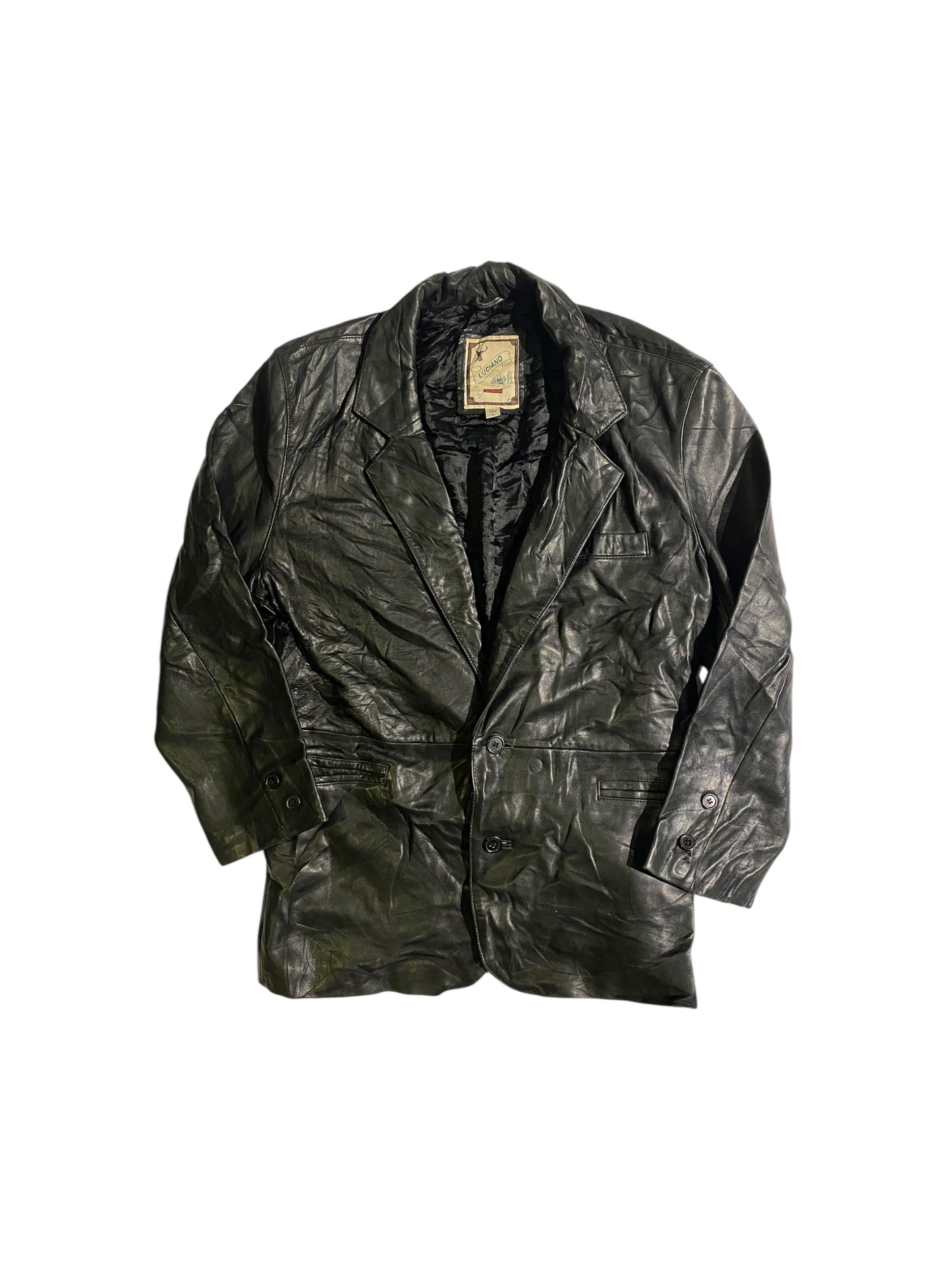 Luciano vntg leather coat