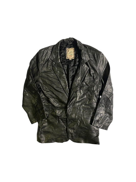Luciano vntg leather coat