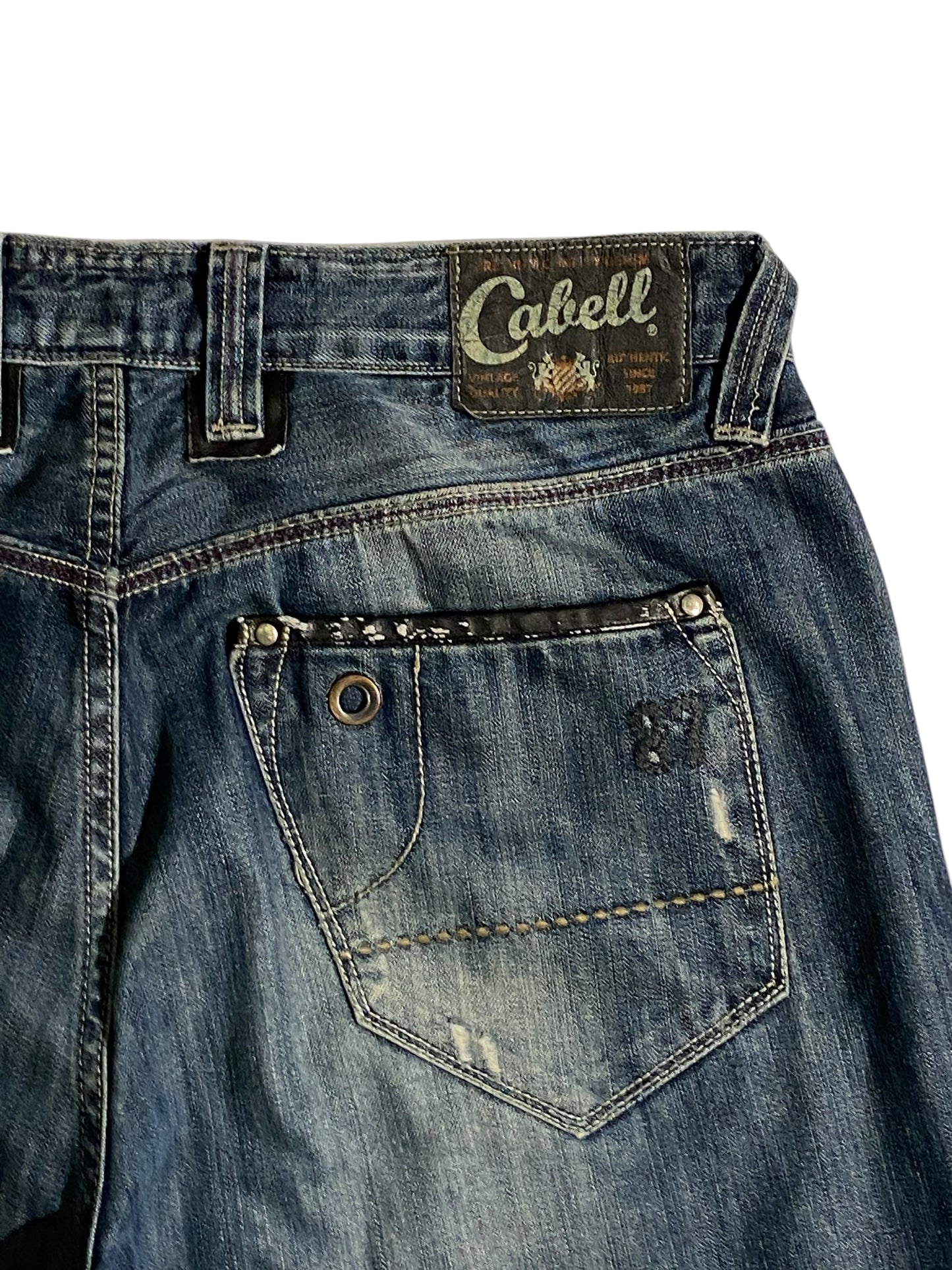 Cabell wide leg denim jeans