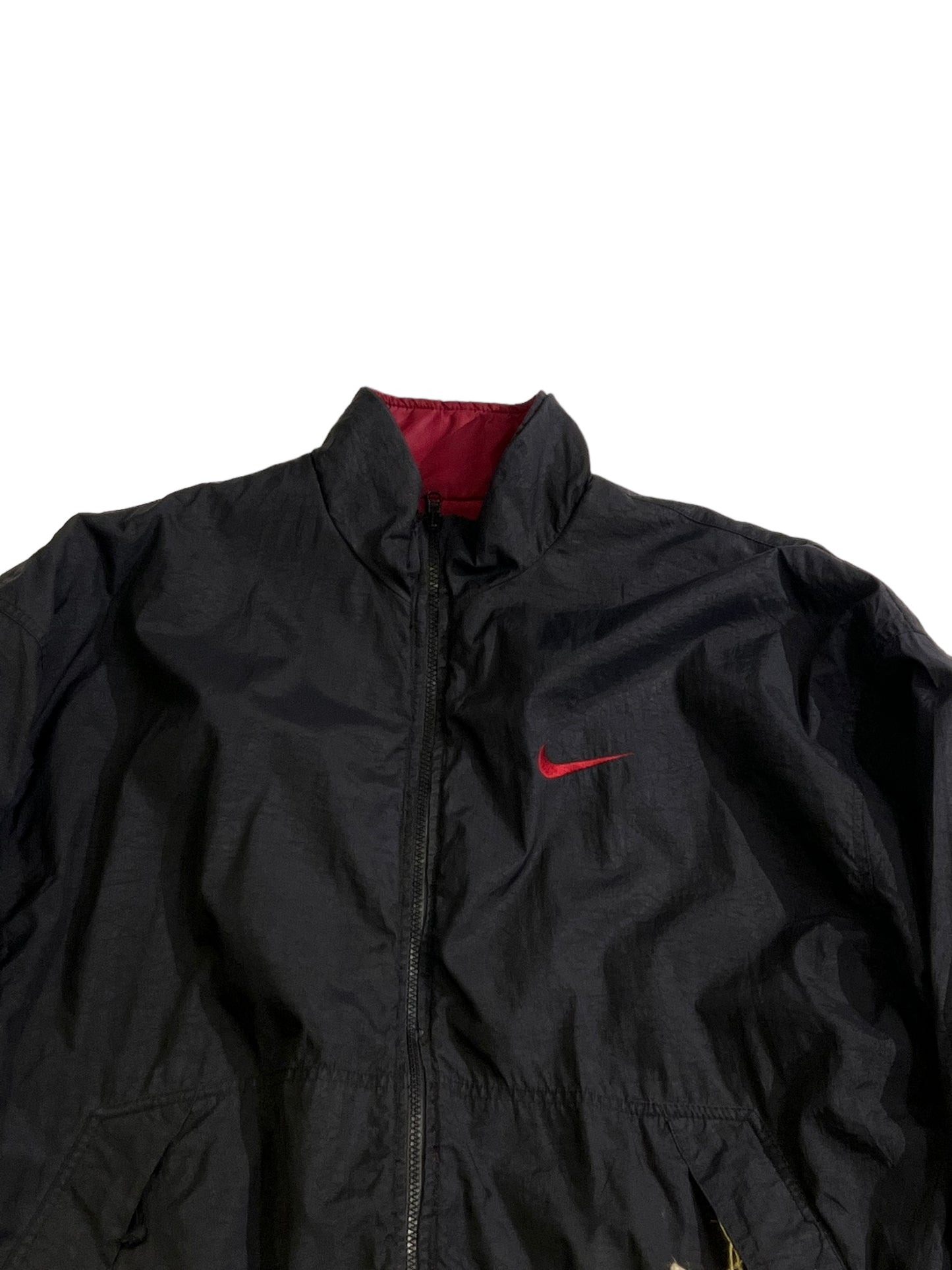 Nike reversible white tag bomber jacket