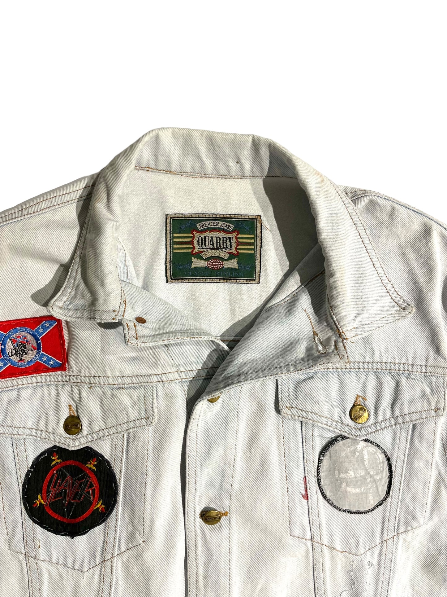 Quarry x Megadeth patched vest