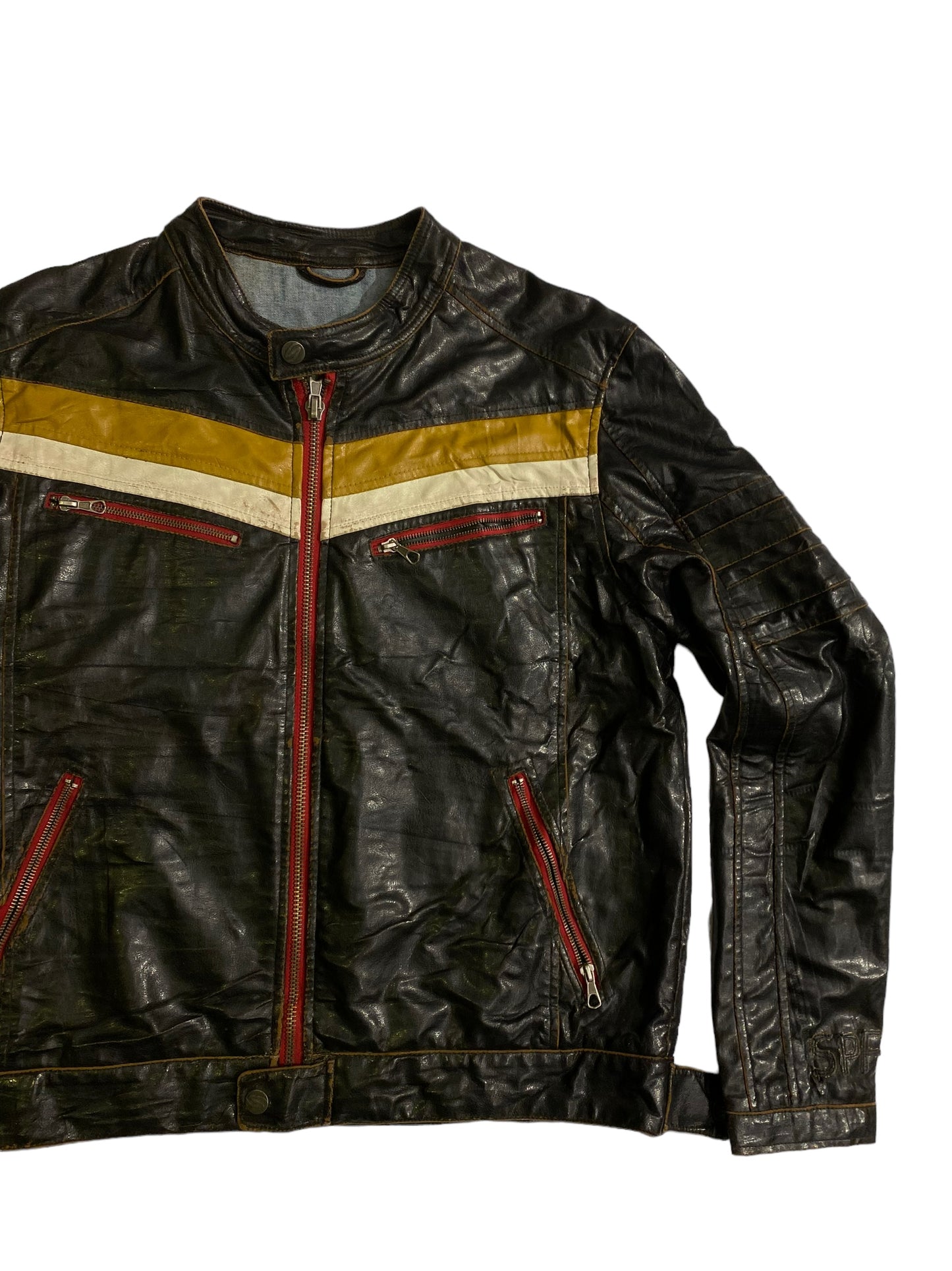 SPF motor-racing leather jacket