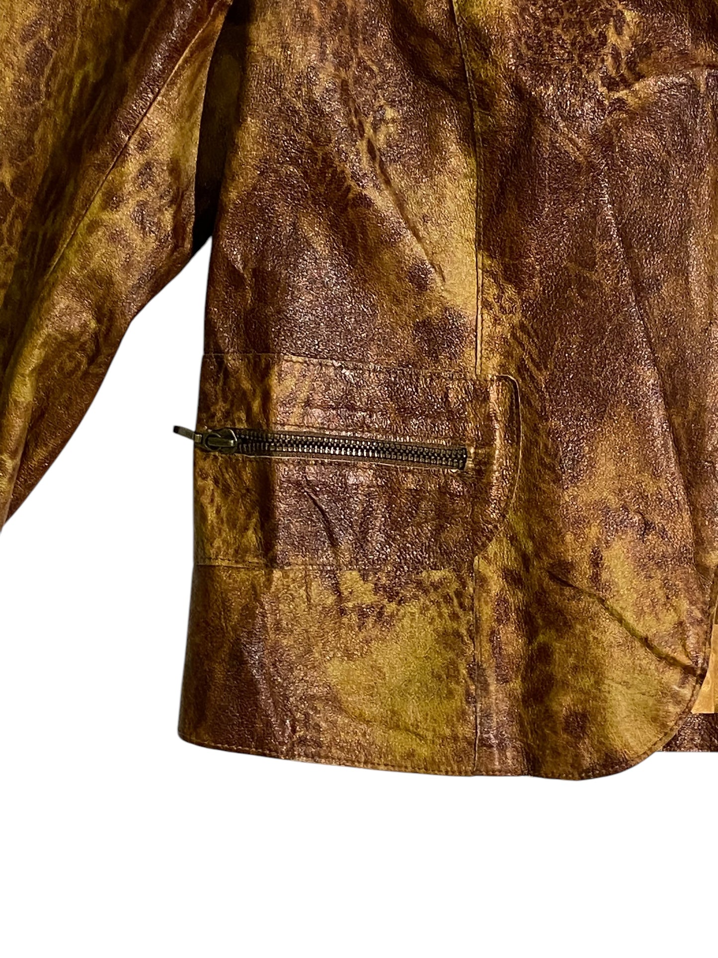 Diba shana women’s heavy leather jacket