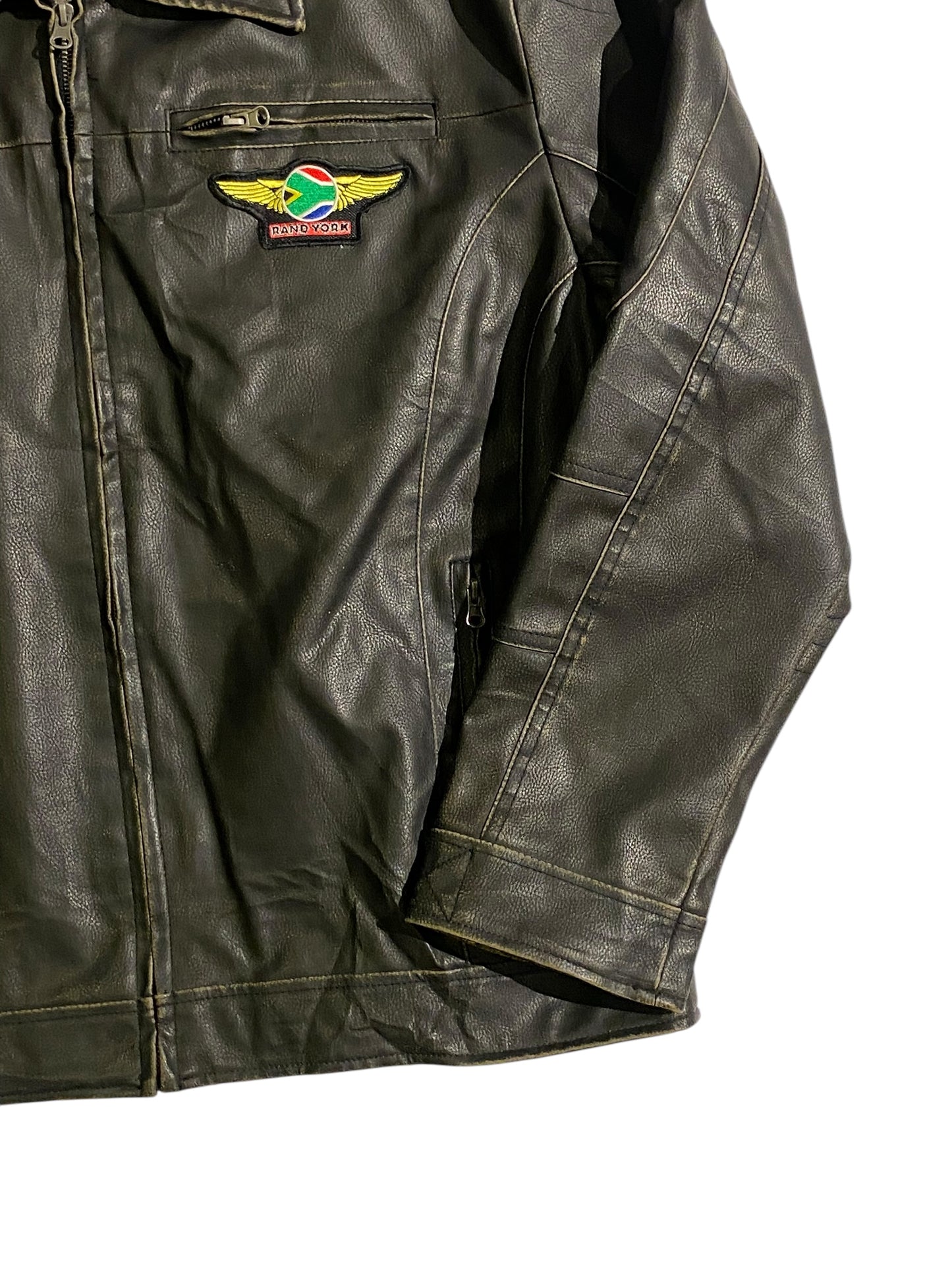Stone Harbour Rand York embroidered leather jacket